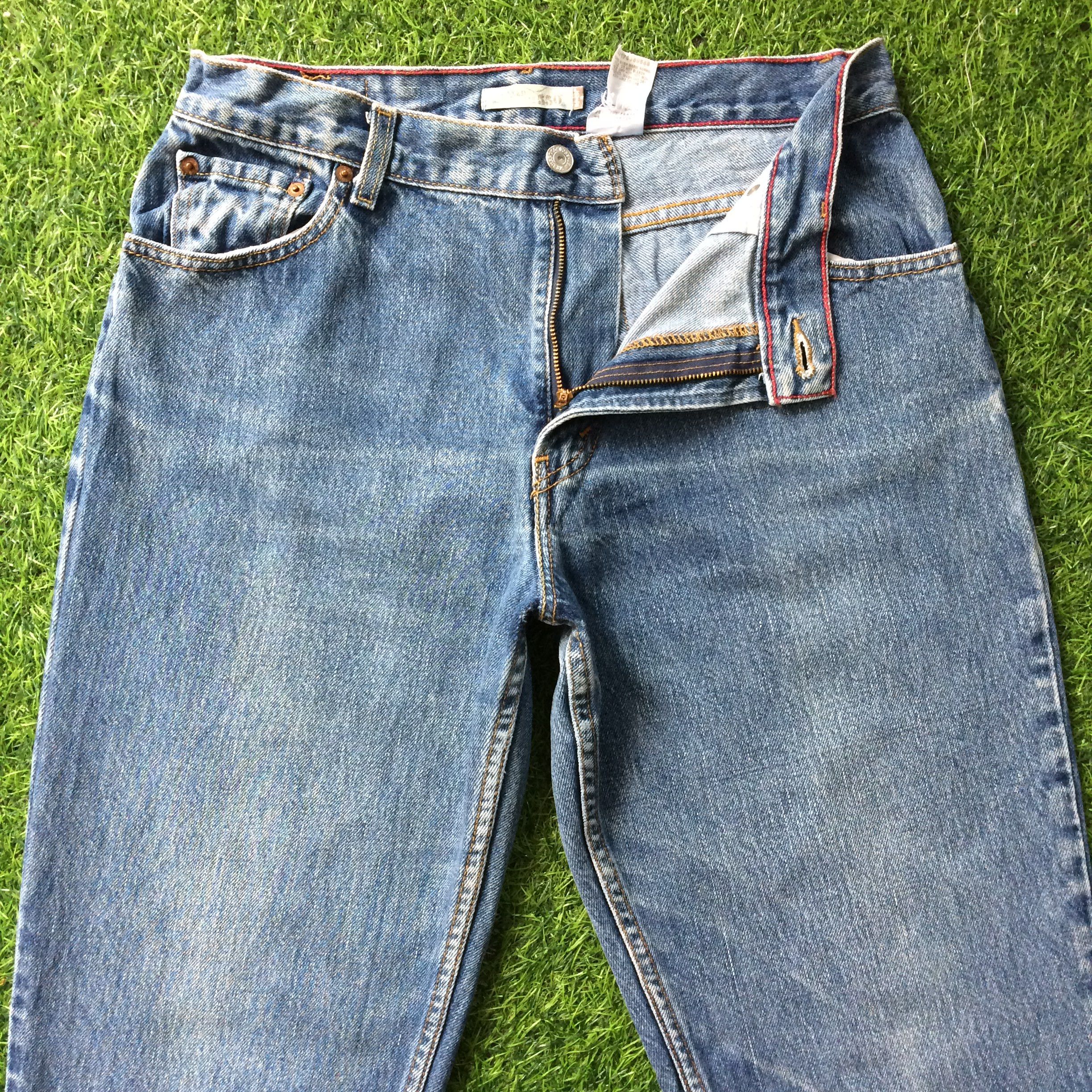 Levi's × Vintage Levis 550 Jeans Light Wash Mom Jeans #B-795 Size 31" - 3 Thumbnail