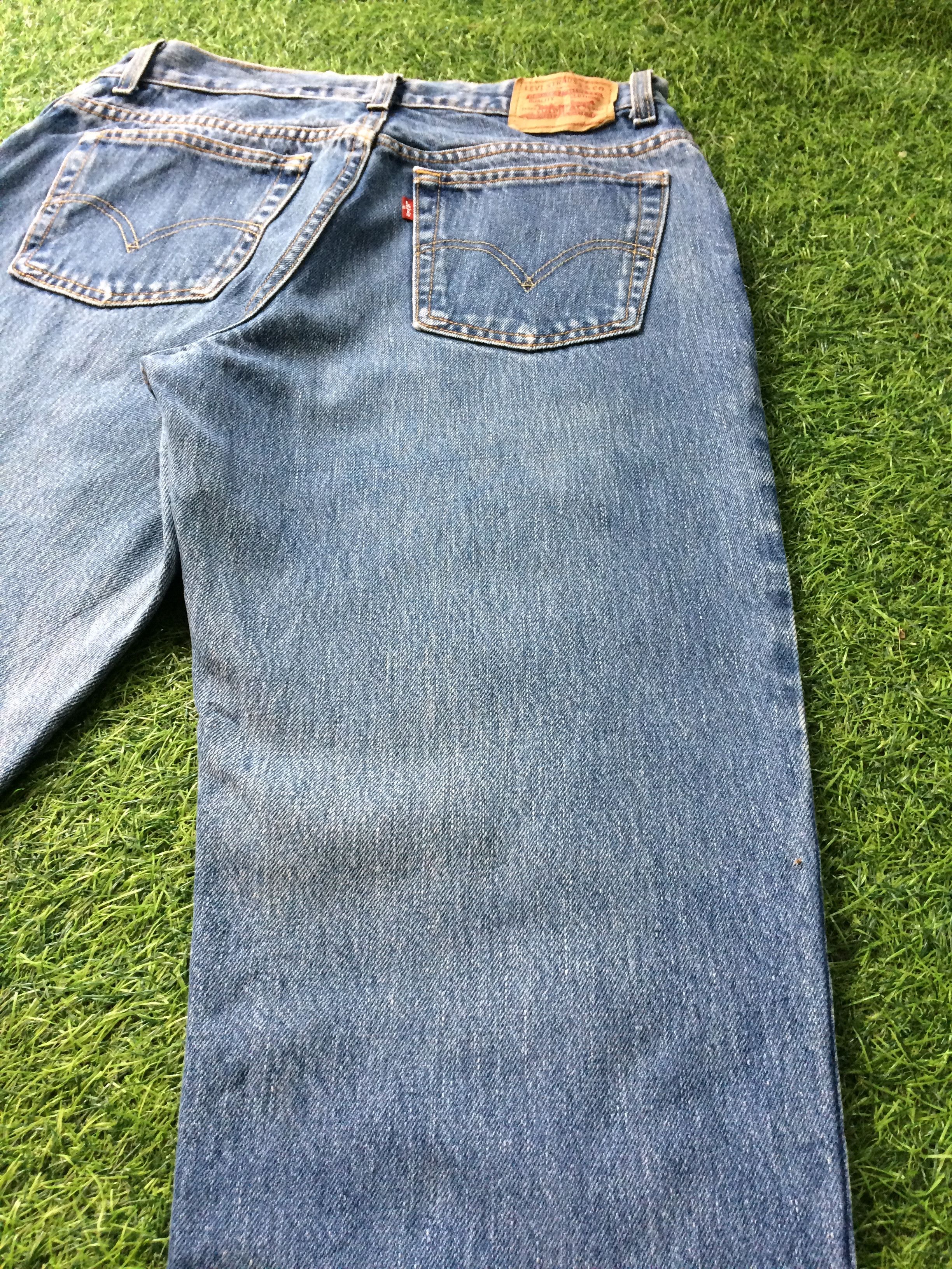 Levi's × Vintage Levis 550 Jeans Light Wash Mom Jeans #B-795 Size 31" - 7 Thumbnail