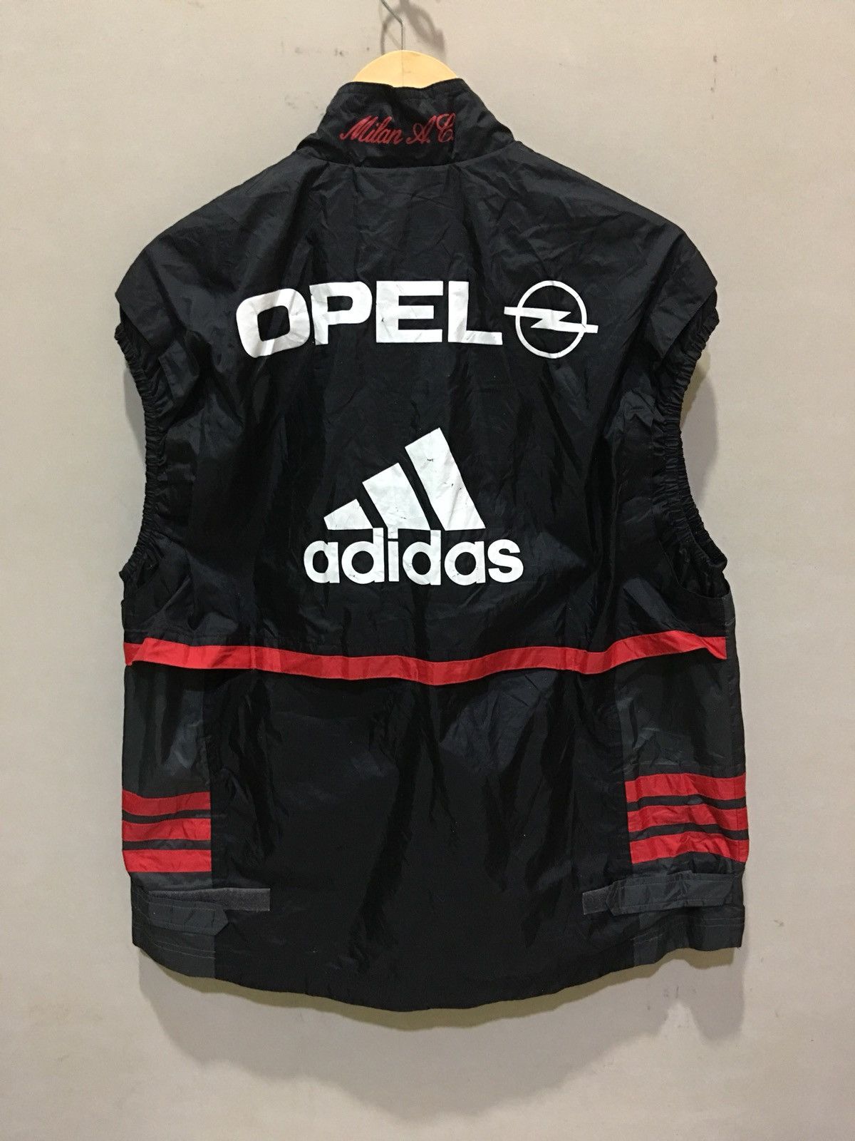 Adidas Adidas Ac Milan Opel Football Soccer Vest Size US M / EU 48-50 / 2 - 2 Thumbnail