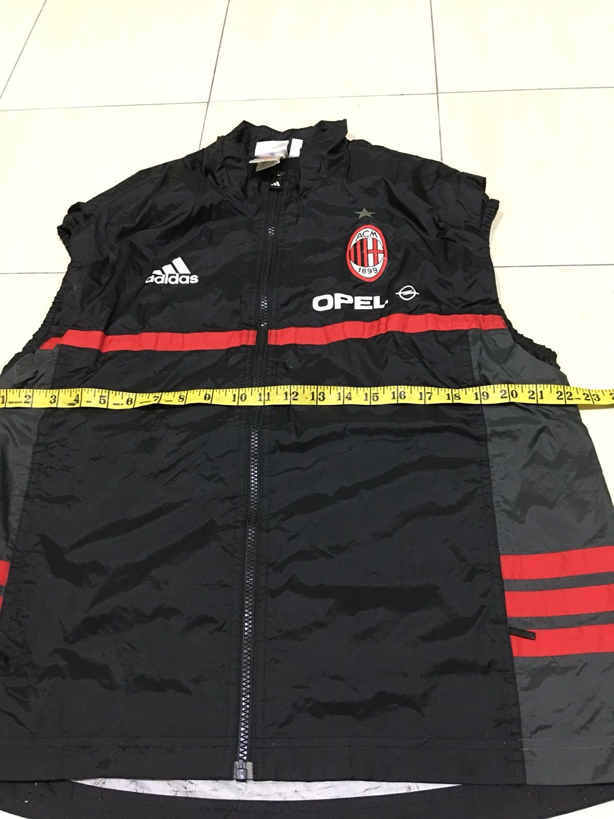 Adidas Adidas Ac Milan Opel Football Soccer Vest Size US M / EU 48-50 / 2 - 12 Thumbnail