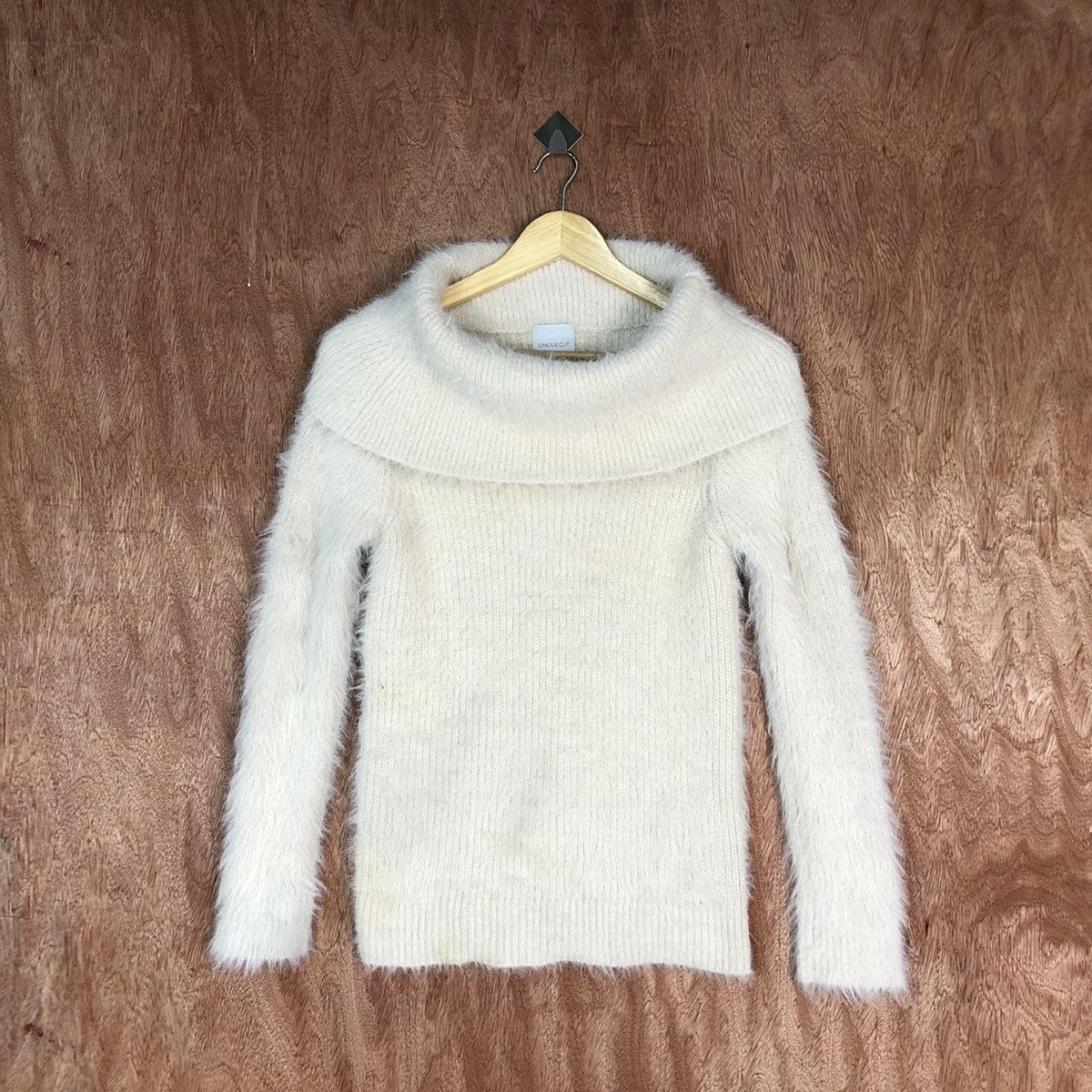 Homespun Knitwear Opaque Clip Shag Shaggy Fur Mohair Knitwear#6721 Size S / US 4 / IT 40 - 1 Thumbnail