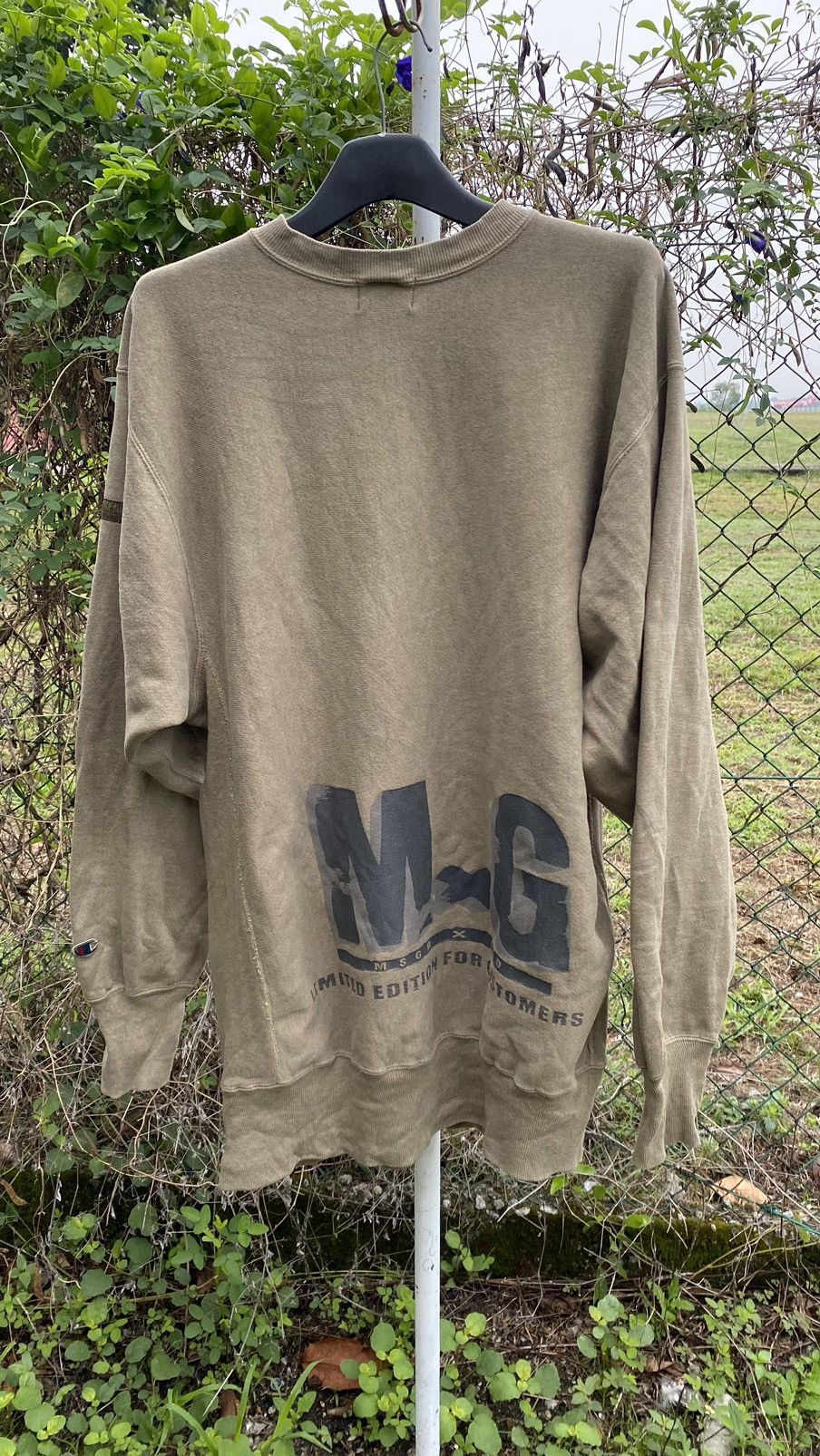 Champion × Vintage Vintage CHAMPION X MSGR X GOD LimitedEdition Sweatshirt Size US XXL / EU 58 / 5 - 2 Thumbnail