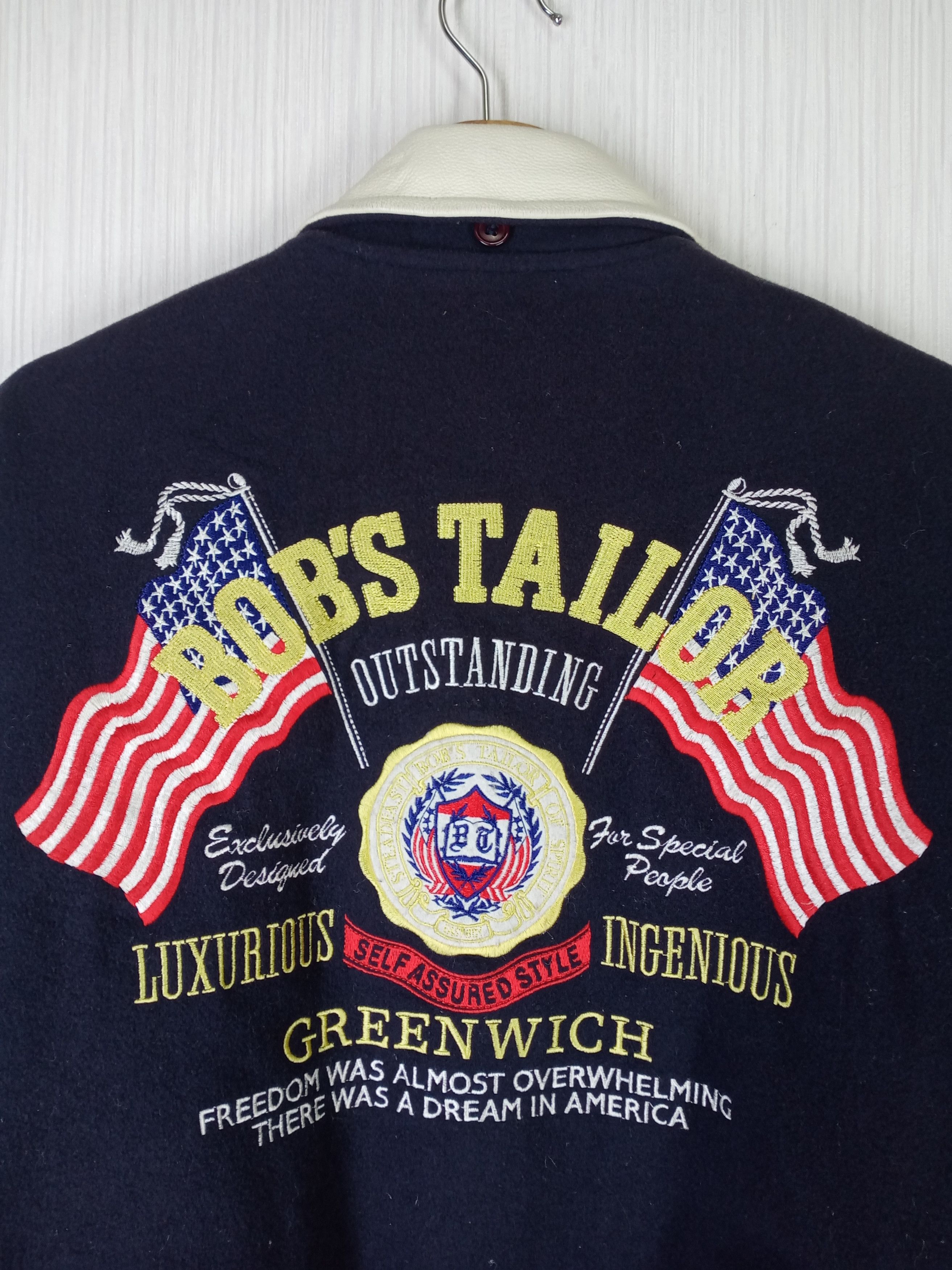 Japanese Brand Rare Vintage 80's Japanese Brand Letterman Varsity Jacket Size US L / EU 52-54 / 3 - 3 Thumbnail