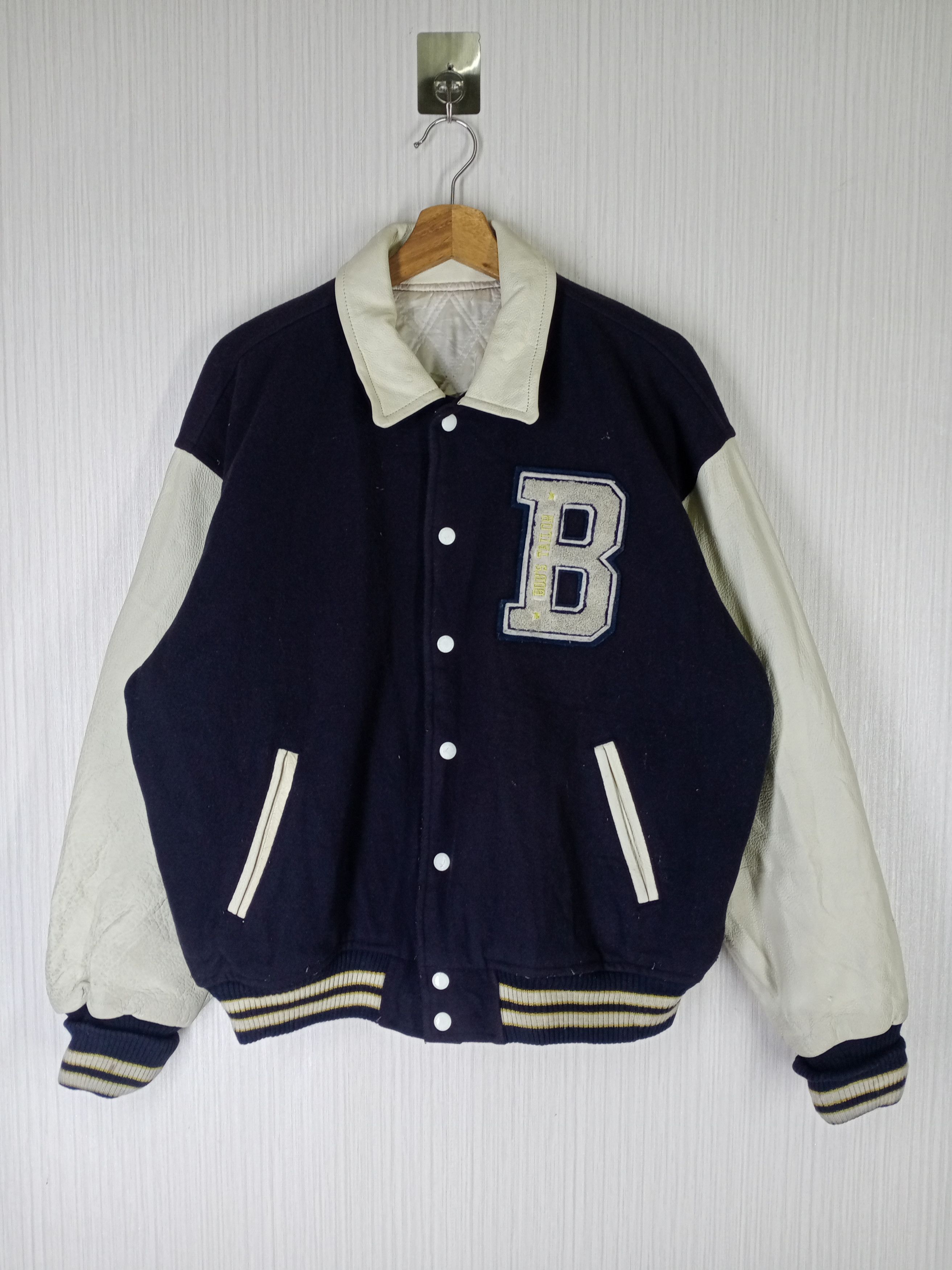 Japanese Brand Rare Vintage 80's Japanese Brand Letterman Varsity Jacket Size US L / EU 52-54 / 3 - 2 Thumbnail