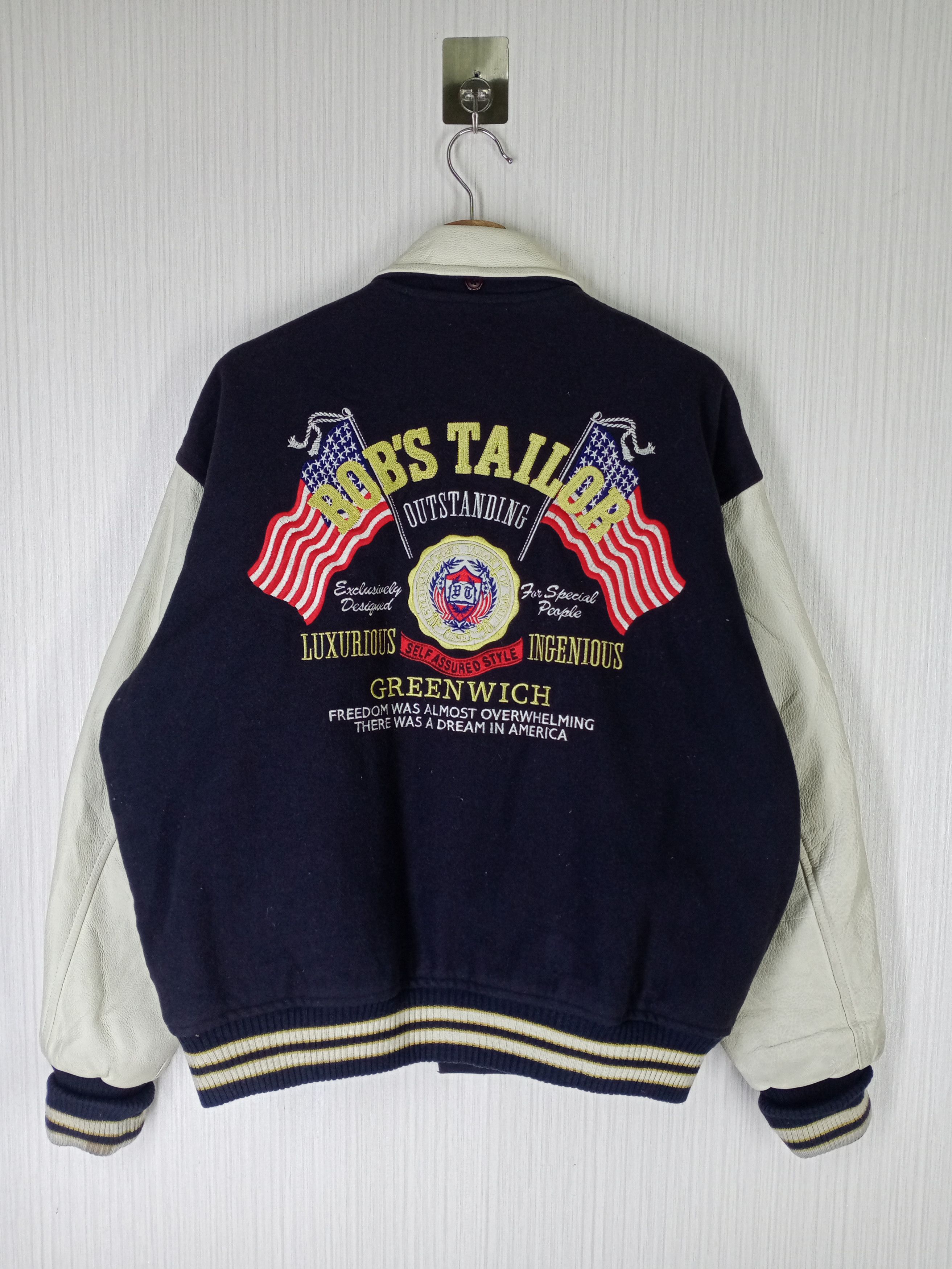 Japanese Brand Rare Vintage 80's Japanese Brand Letterman Varsity Jacket Size US L / EU 52-54 / 3 - 1 Thumbnail