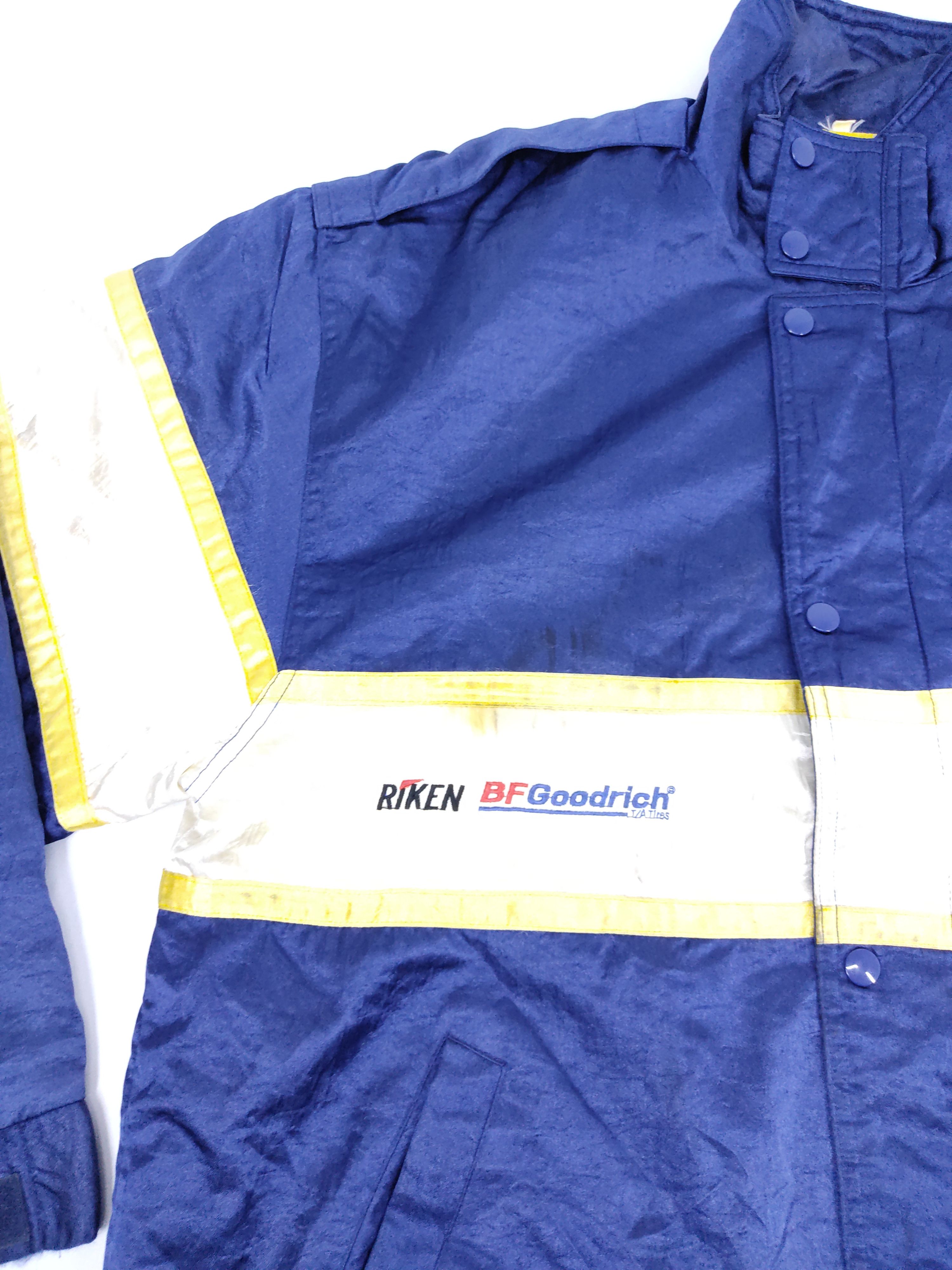 Vintage Michelin Jacket Windbreaker Satin Light Zipper Button Size US XL / EU 56 / 4 - 4 Thumbnail