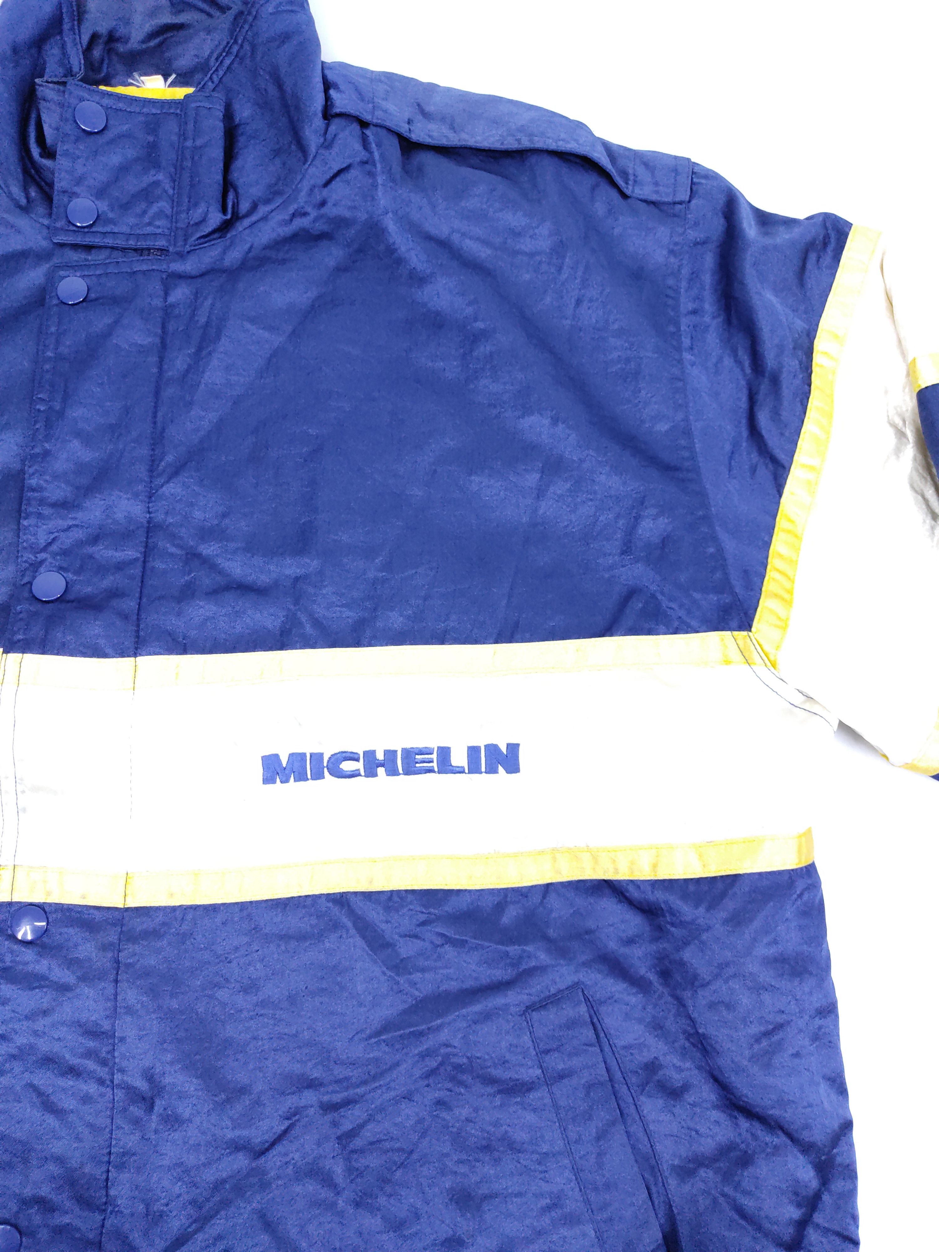 Vintage Michelin Jacket Windbreaker Satin Light Zipper Button Size US XL / EU 56 / 4 - 3 Thumbnail