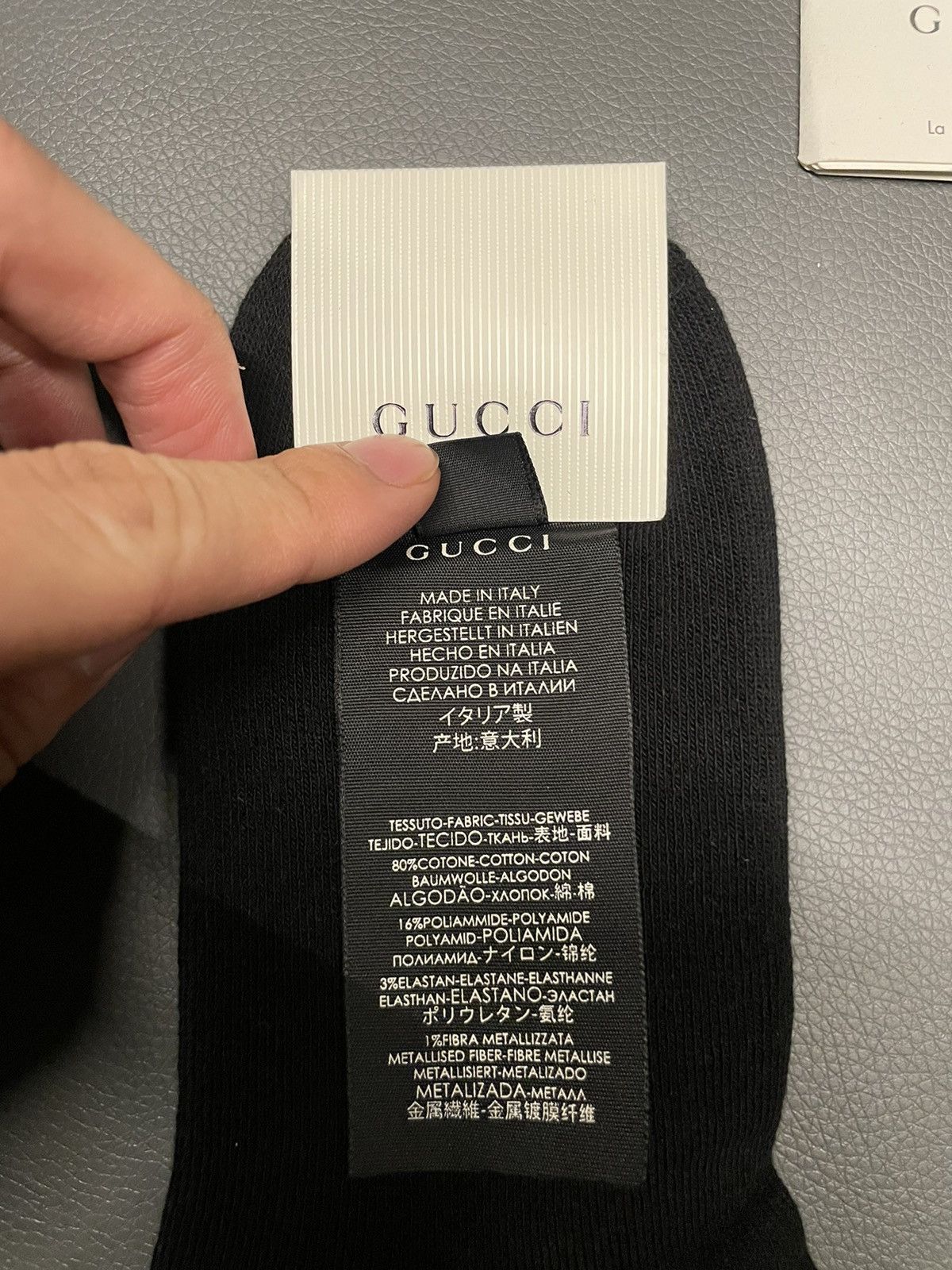 Gucci Brand NEW Super Runway Limited Edition Embroidery Logo Socks Size ONE SIZE - 11 Thumbnail