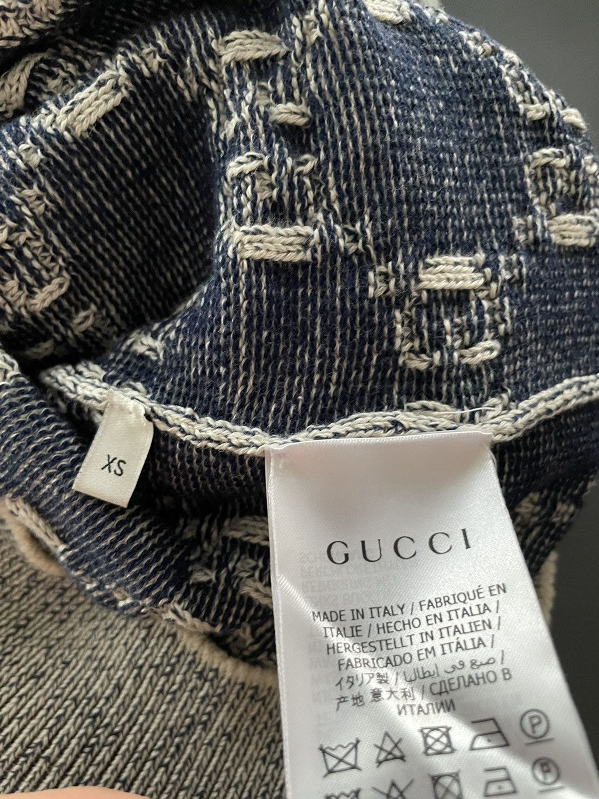 Gucci Rare Limited Edition Brand NEW GG Monogram Runway Sweater Size S / US 4 / IT 40 - 20 Thumbnail