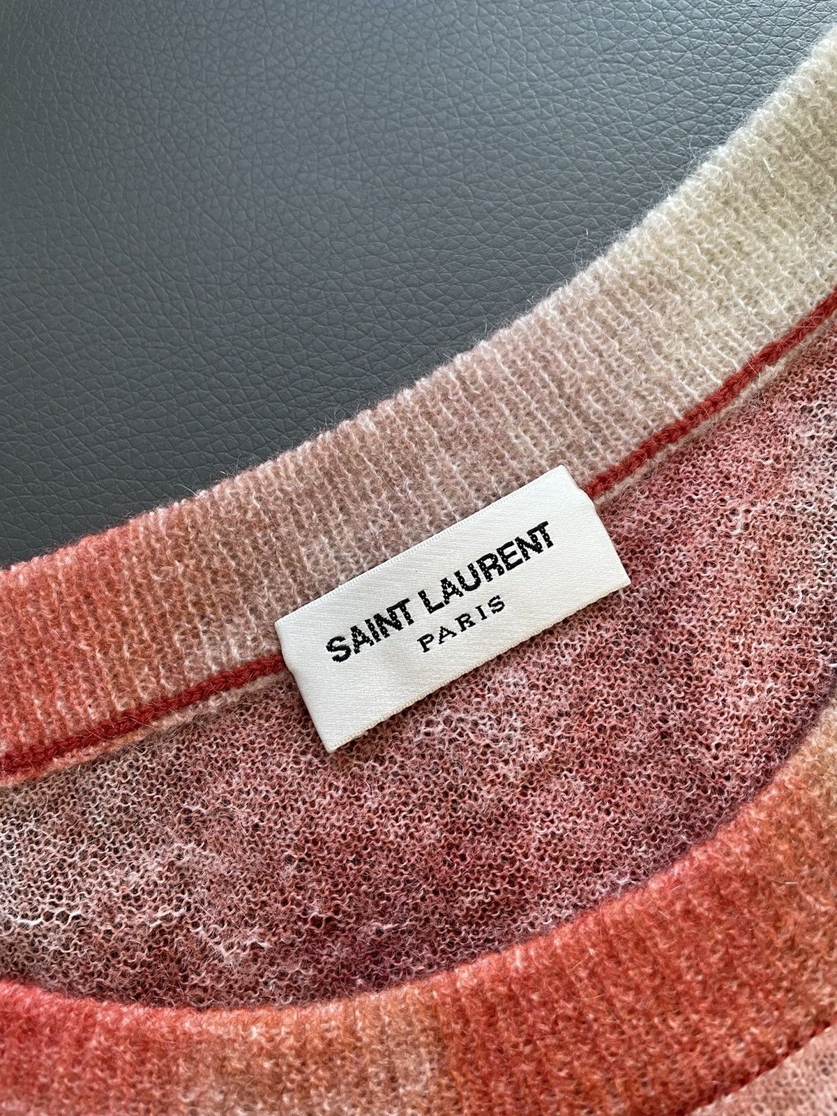 Hedi Slimane × Saint Laurent Paris × Yves Saint Laurent RARE NEW Limited Edition Super Runway Watercolor Sweater Size US S / EU 44-46 / 1 - 4 Thumbnail