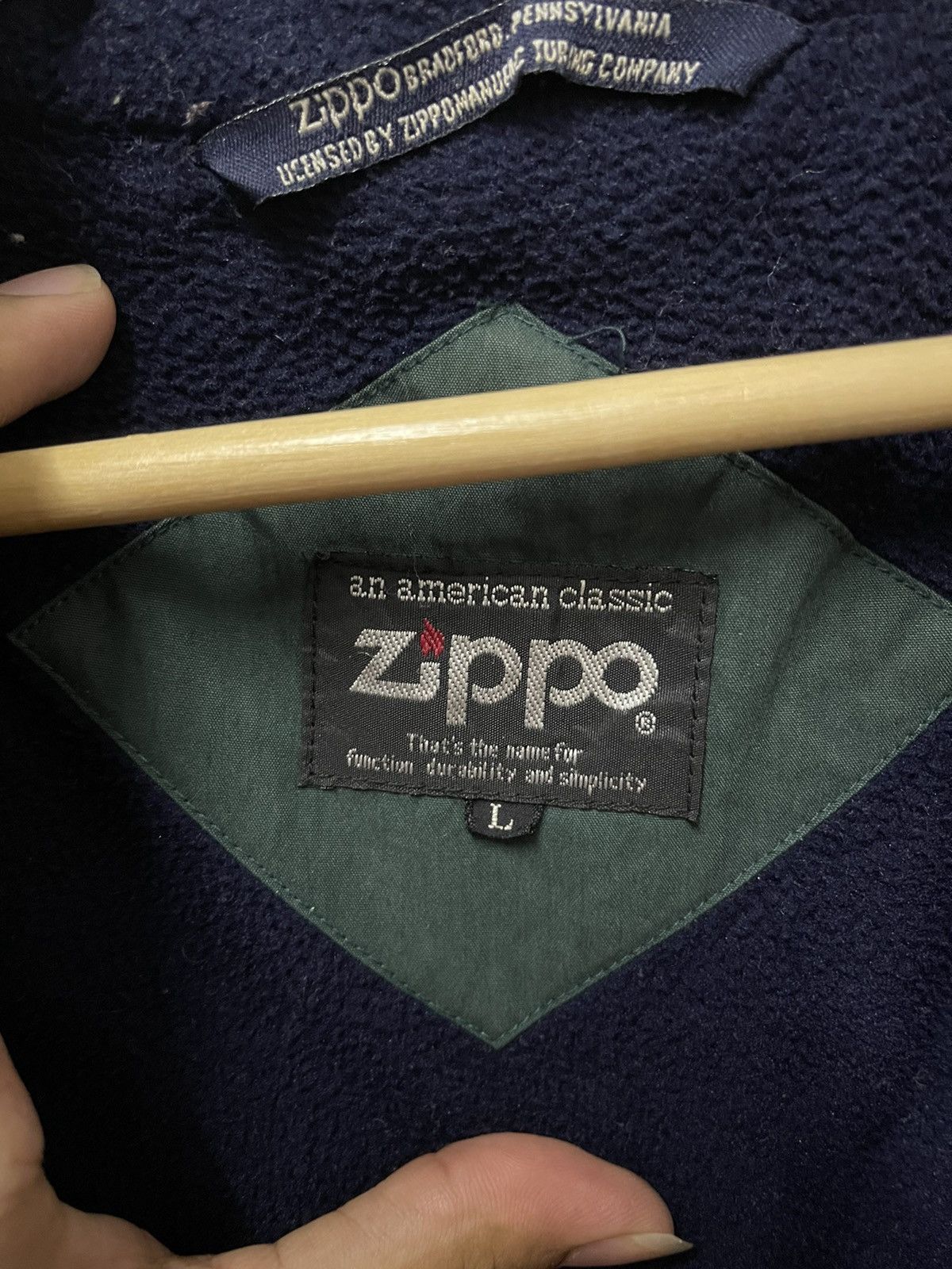 Japanese Brand × Vintage × Zippo Vintage Zippo America Classic Multi Pocket Zip Up Jacket Size US L / EU 52-54 / 3 - 14 Thumbnail