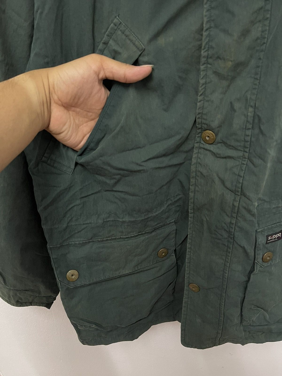 Japanese Brand × Vintage × Zippo Vintage Zippo America Classic Multi Pocket Zip Up Jacket Size US L / EU 52-54 / 3 - 2 Thumbnail