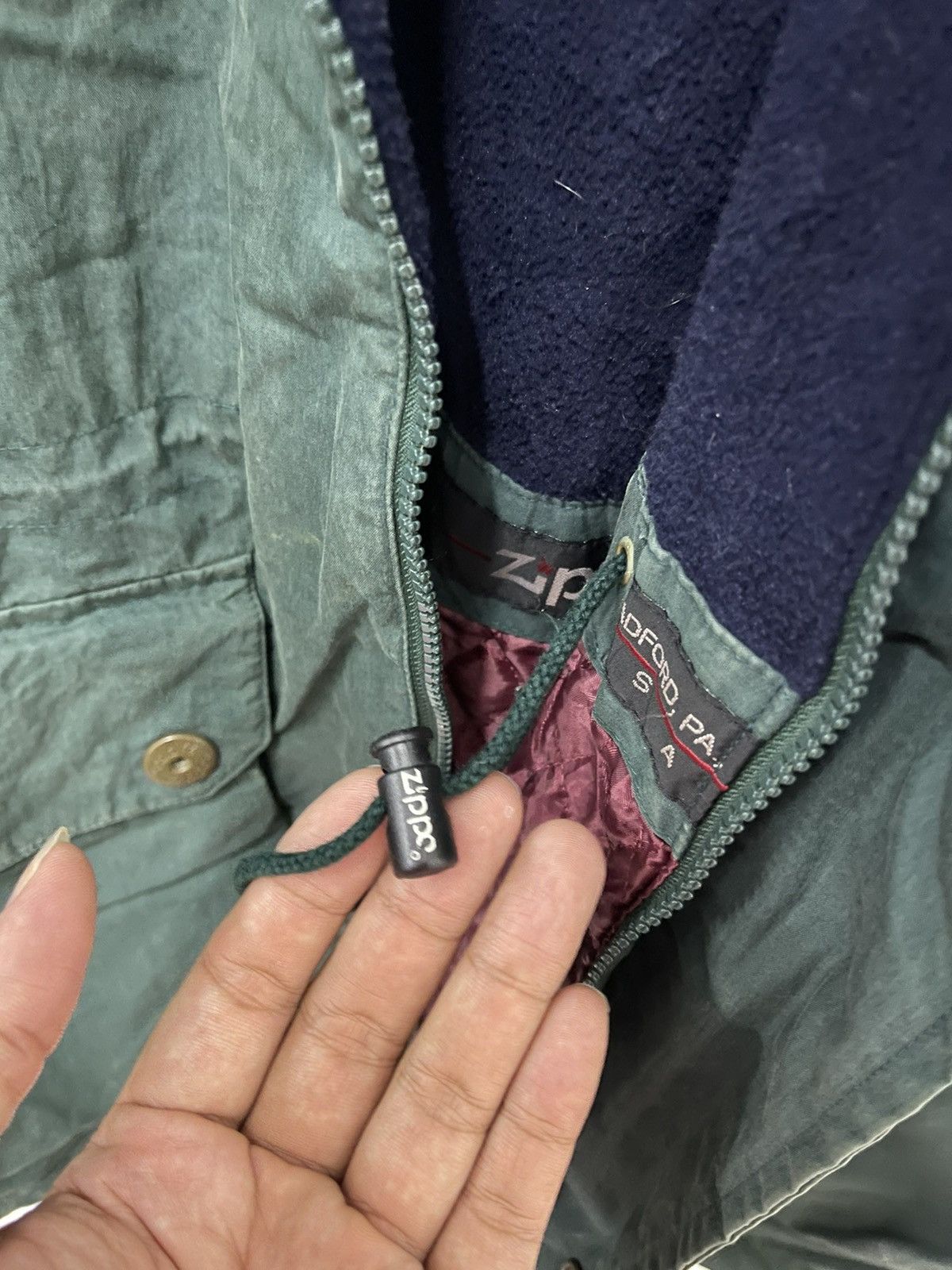 Japanese Brand × Vintage × Zippo Vintage Zippo America Classic Multi Pocket Zip Up Jacket Size US L / EU 52-54 / 3 - 10 Thumbnail