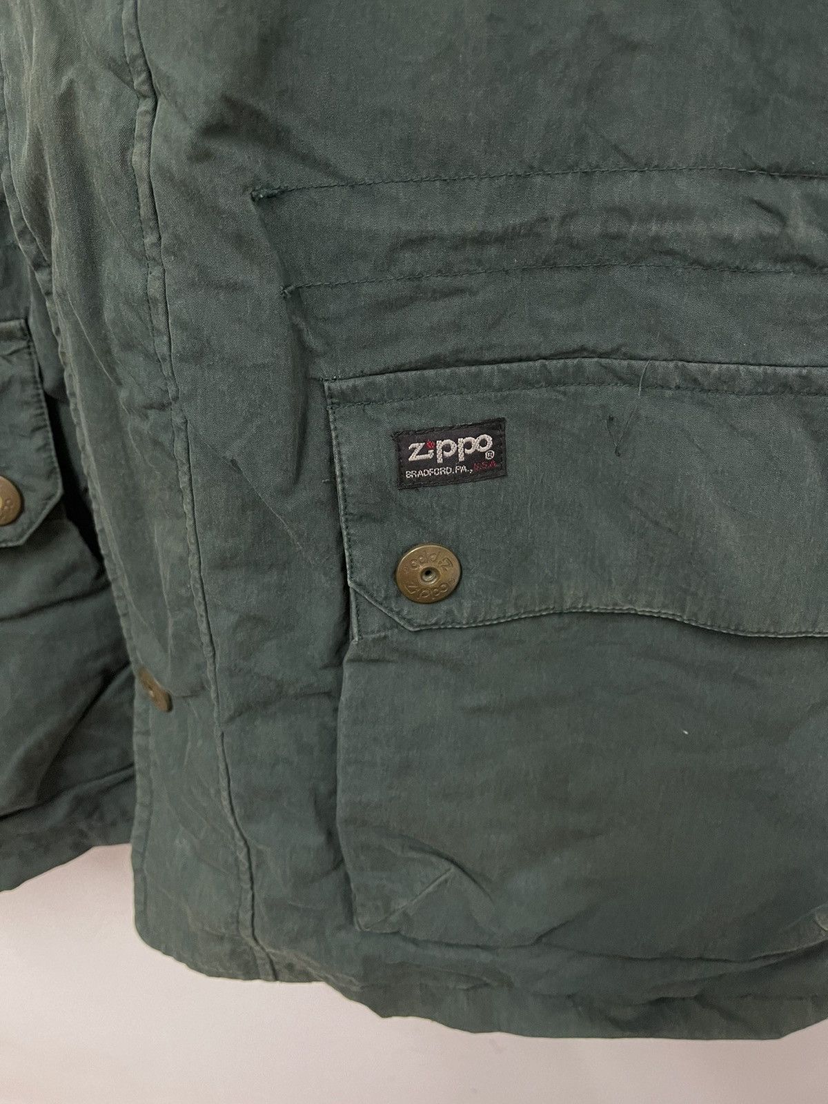 Japanese Brand × Vintage × Zippo Vintage Zippo America Classic Multi Pocket Zip Up Jacket Size US L / EU 52-54 / 3 - 4 Thumbnail