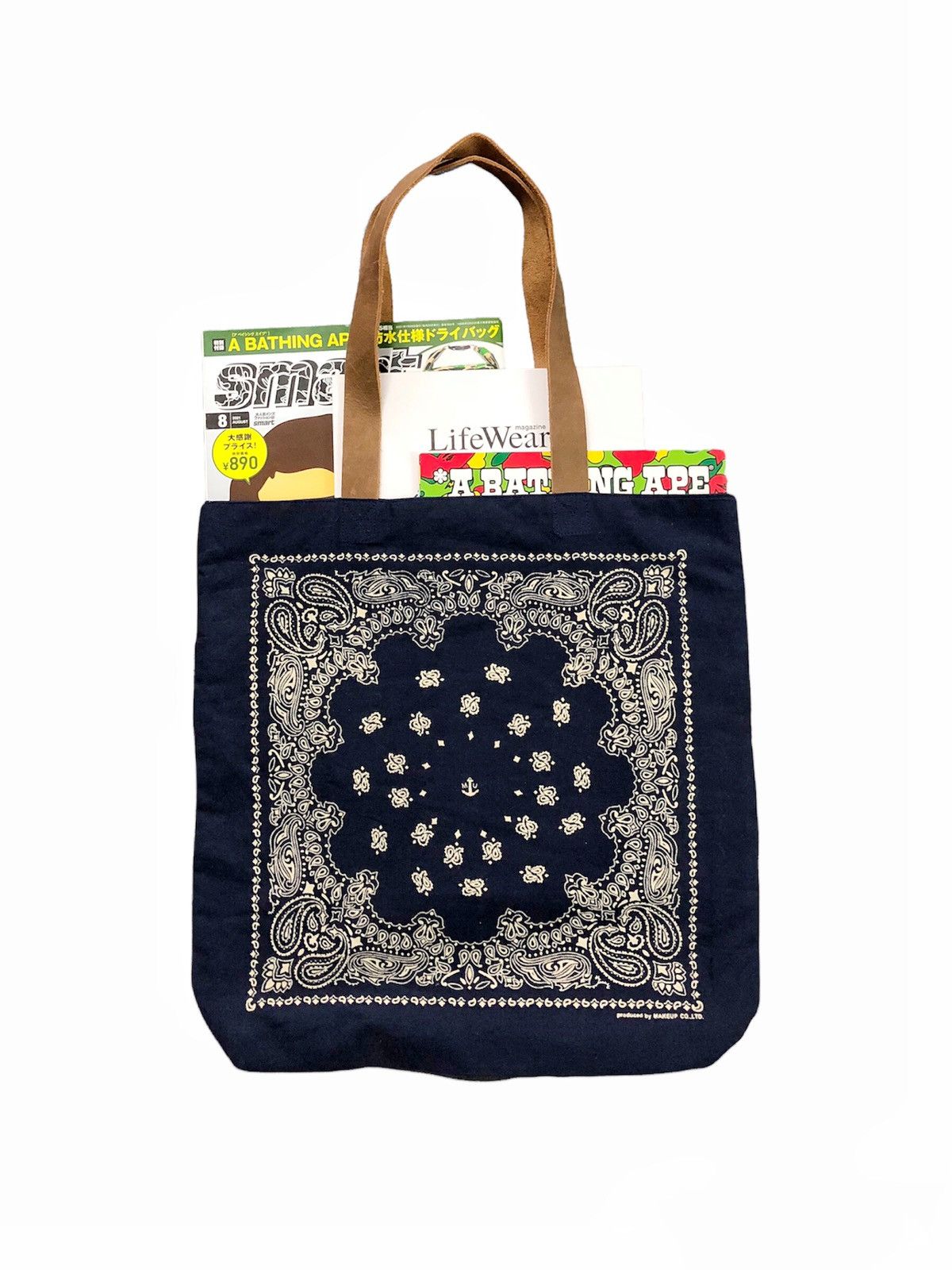 Japanese Brand Make Up Japan street fashion cotton tote bag Size ONE SIZE - 2 Thumbnail