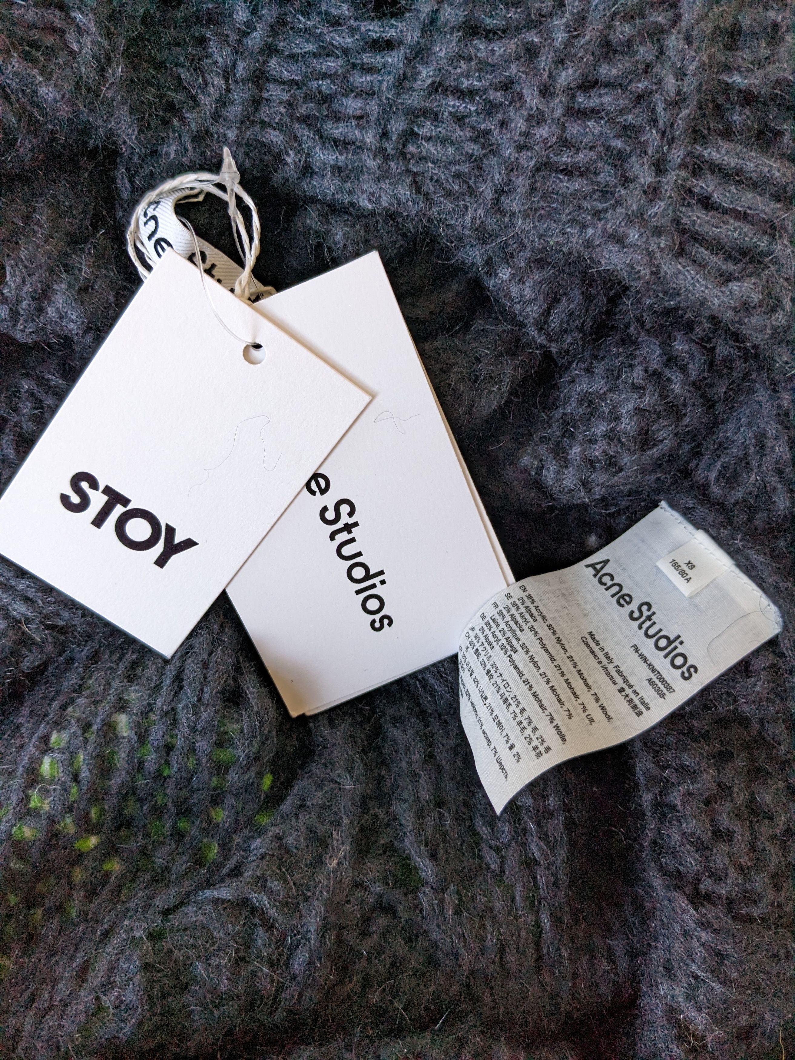 Acne Studios Distressed Mohair Spiderweb Knit Sweater Size US S / EU 44-46 / 1 - 5 Thumbnail
