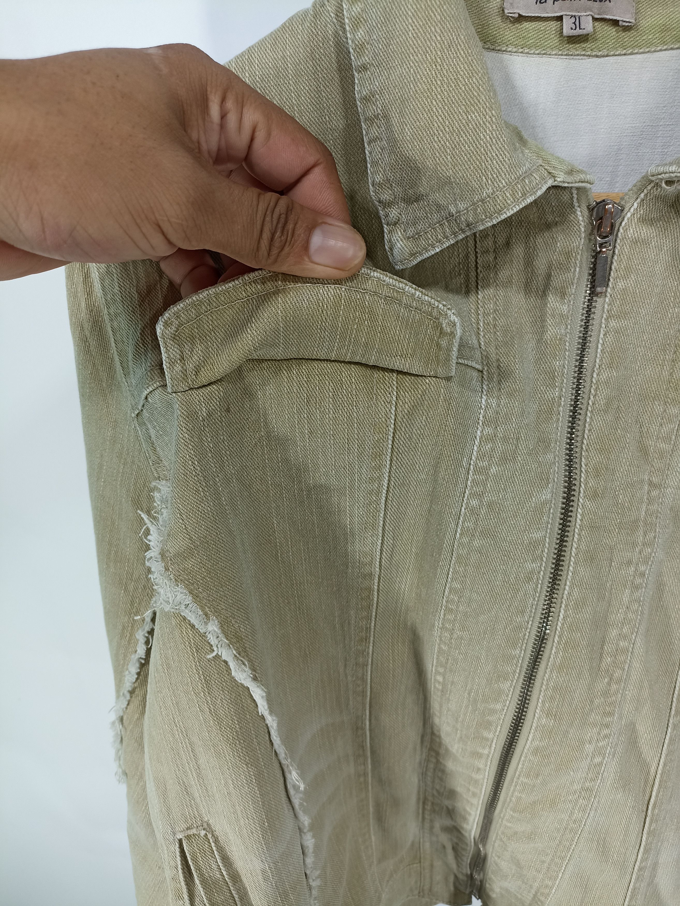 Japanese Brand × Vintage Vintage La Paix Deux Denim Jacket Size US M / EU 48-50 / 2 - 5 Thumbnail