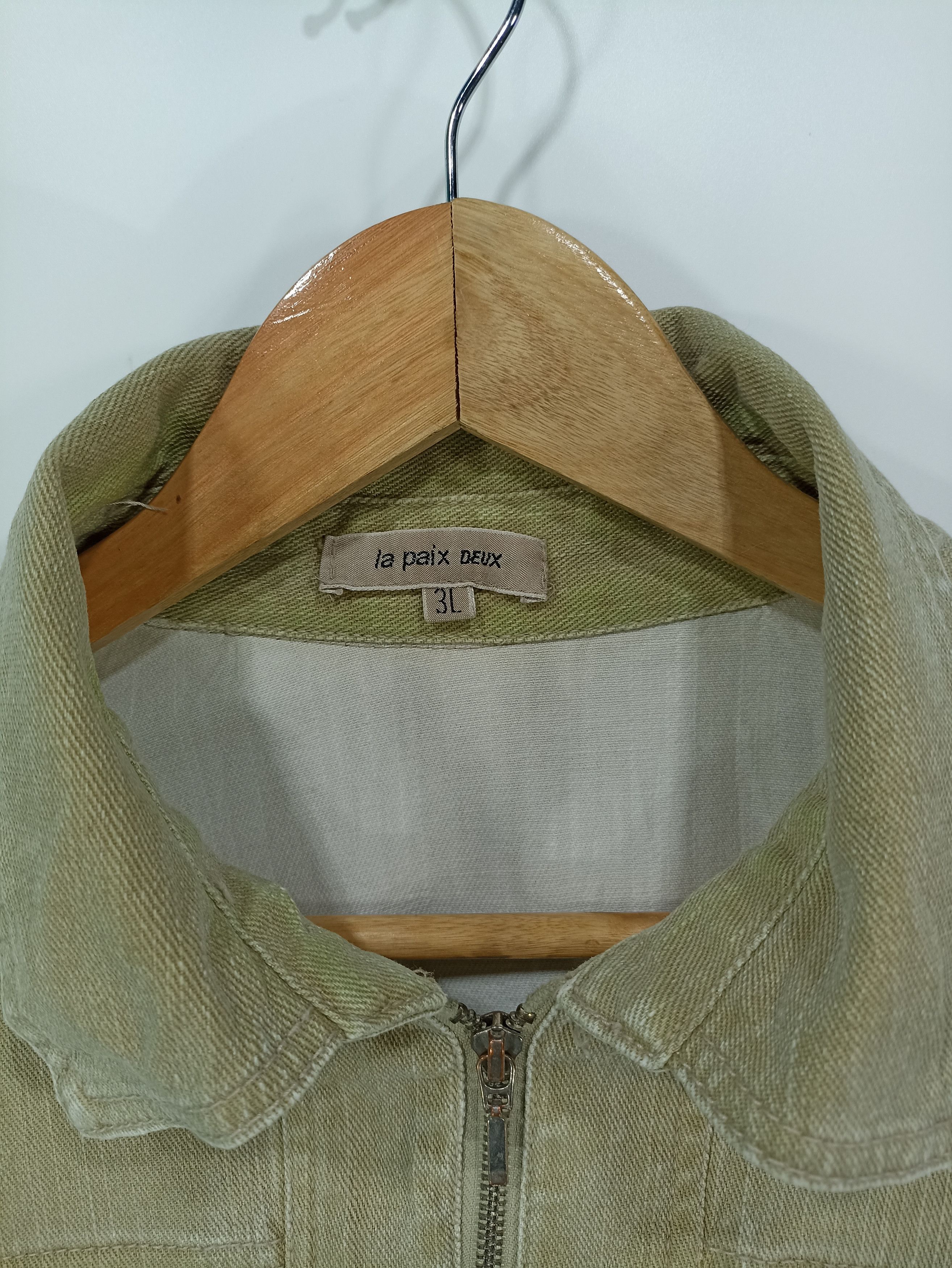 Japanese Brand × Vintage Vintage La Paix Deux Denim Jacket Size US M / EU 48-50 / 2 - 7 Thumbnail