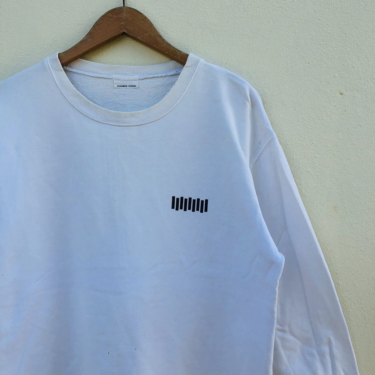 Number (N)ine × Takahiromiyashita The Soloist. NUMBER NINE NINE FLAG I CAN SEE YOU SWEATSHIRT Size US M / EU 48-50 / 2 - 7 Thumbnail