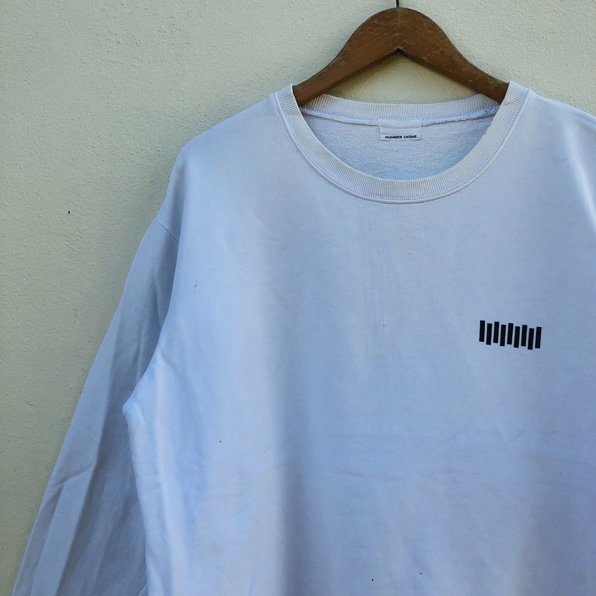 Number (N)ine × Takahiromiyashita The Soloist. NUMBER NINE NINE FLAG I CAN SEE YOU SWEATSHIRT Size US M / EU 48-50 / 2 - 8 Thumbnail