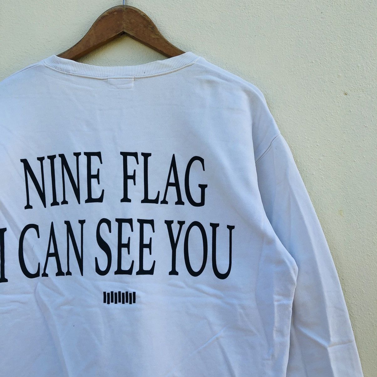 Number (N)ine × Takahiromiyashita The Soloist. NUMBER NINE NINE FLAG I CAN SEE YOU SWEATSHIRT Size US M / EU 48-50 / 2 - 3 Thumbnail