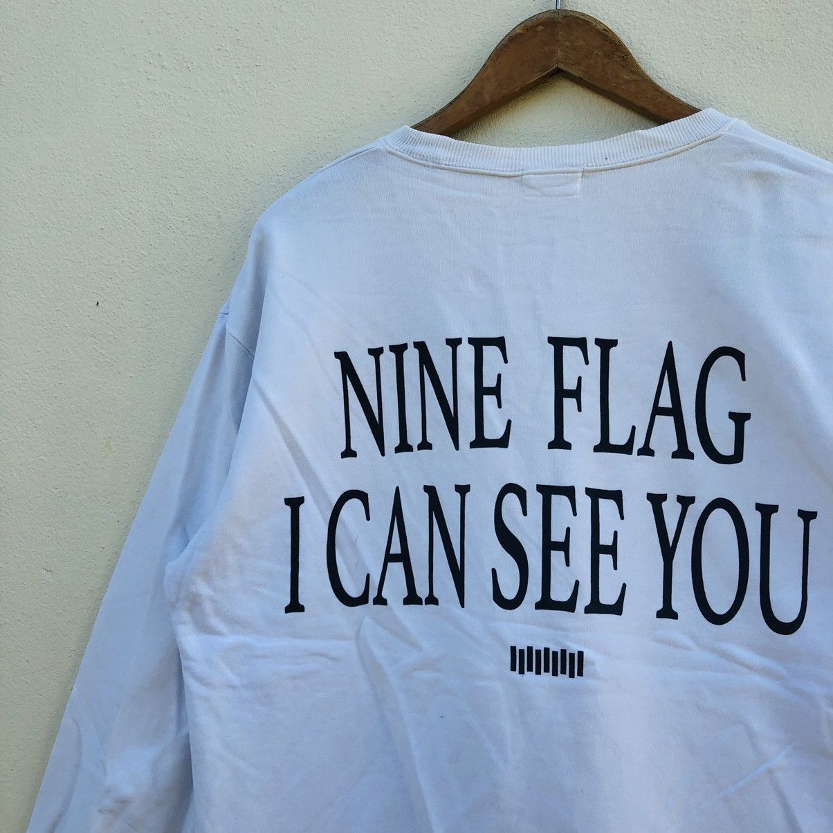 Number (N)ine × Takahiromiyashita The Soloist. NUMBER NINE NINE FLAG I CAN SEE YOU SWEATSHIRT Size US M / EU 48-50 / 2 - 4 Thumbnail
