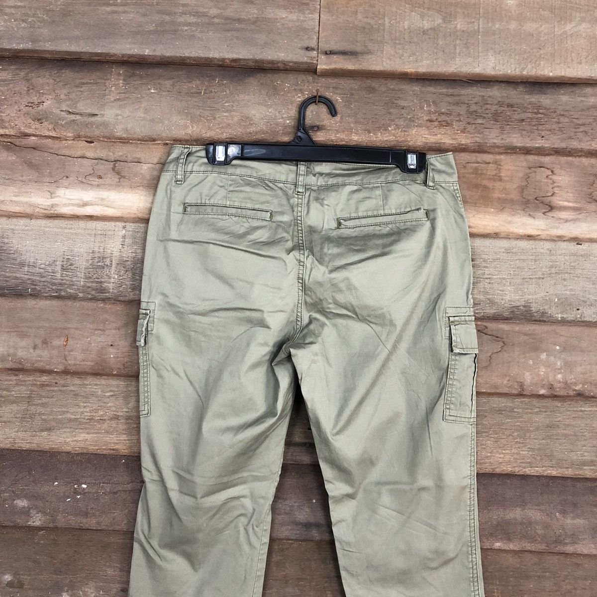 Japanese Brand Japan Green Multipocket Tactical Cargo Pants #4392 Size US 28 / EU 44 - 10 Thumbnail