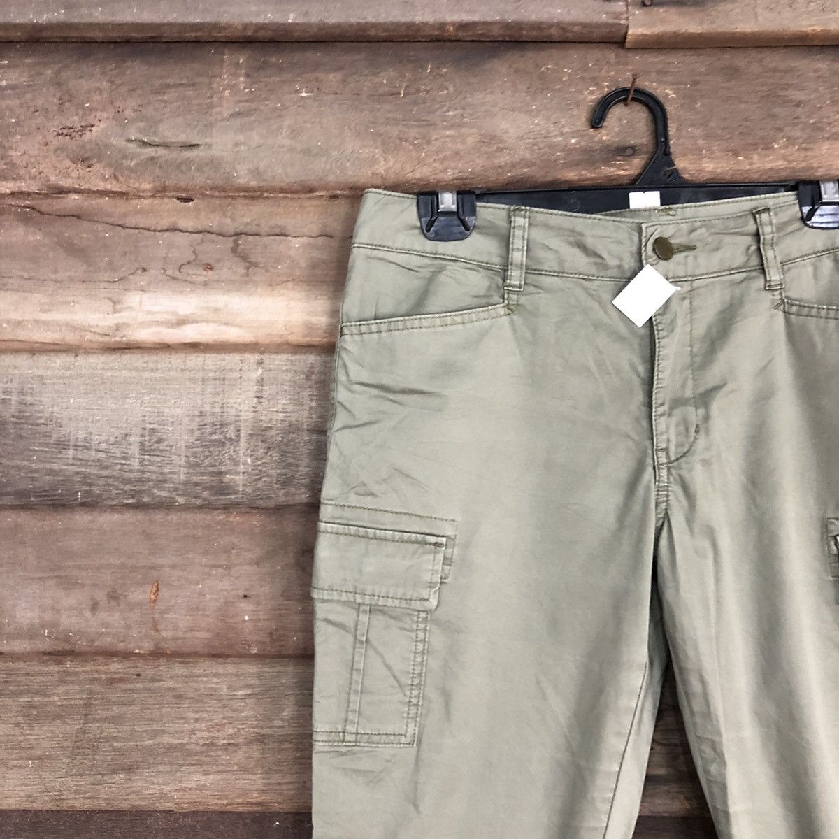 Japanese Brand Japan Green Multipocket Tactical Cargo Pants #4392 Size US 28 / EU 44 - 6 Thumbnail