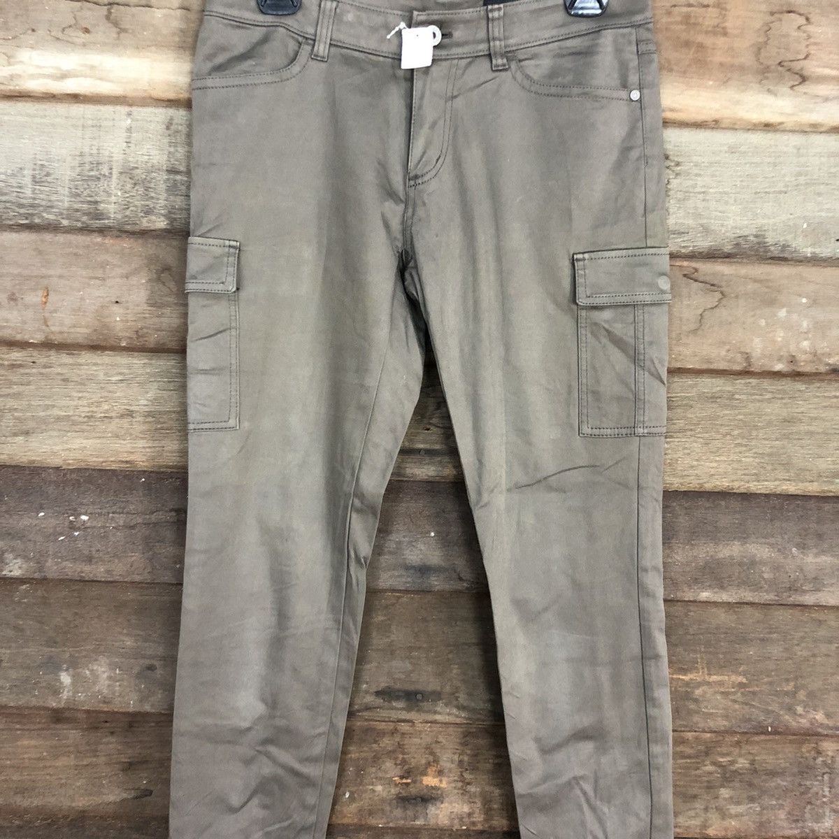 Japanese Brand Untitled Grey Multipocket Tactical Cargo Pants #4388 Size 29" - 4 Thumbnail