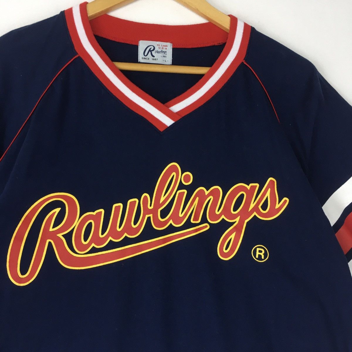 Vintage Vintage rare Rawlings spell out Size US L / EU 52-54 / 3 - 2 Thumbnail