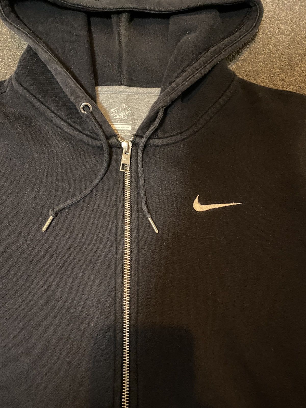 Nike 2000s Nike Zip Up Hoodie Size US S / EU 44-46 / 1 - 4 Thumbnail