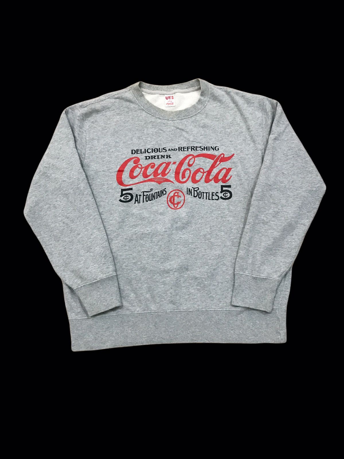 Coca Cola × Uniqlo Vintage Uniqlo x Coca Cola Art Design Sweatshirt Size US S / EU 44-46 / 1 - 1 Thumbnail