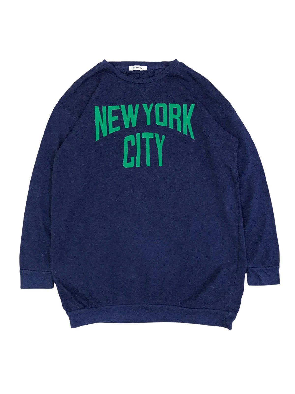 Japanese Brand Japanese Brand Browny x New York City Sweatshirt Size US S / EU 44-46 / 1 - 1 Thumbnail