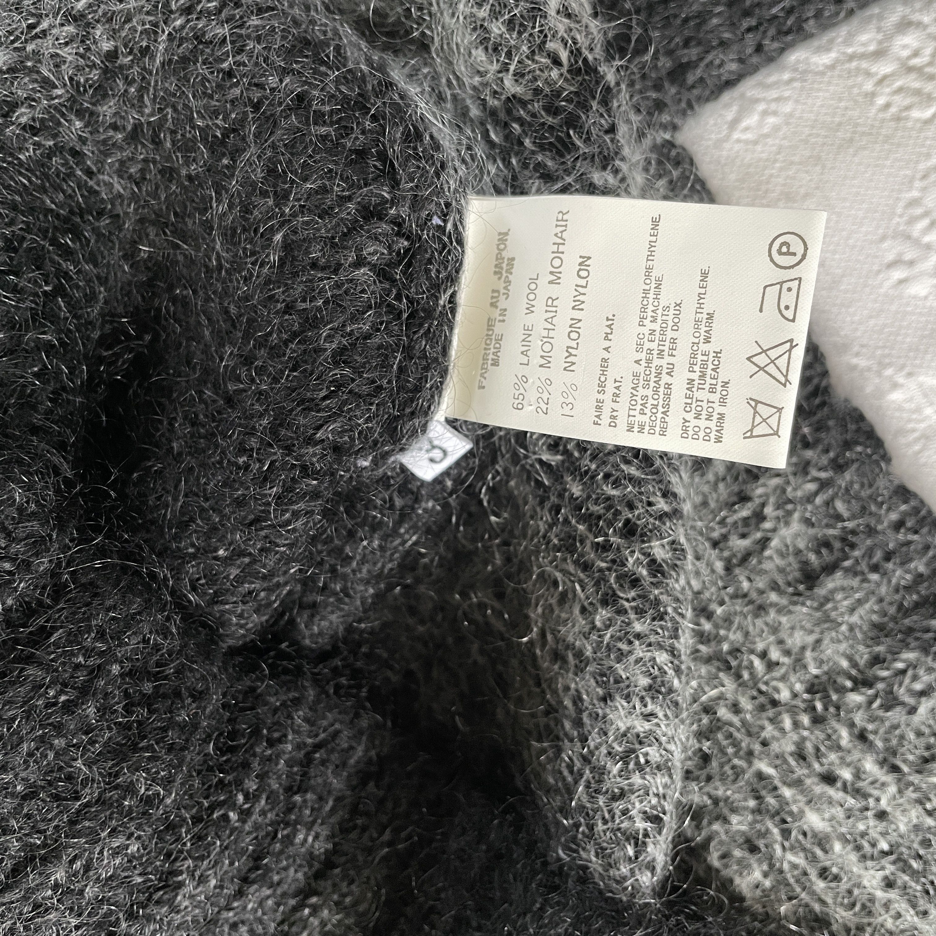 Yohji Yamamoto Yohji Yamamoto Pour Homme SS10 Mohair Gradient Knit Size US L / EU 52-54 / 3 - 7 Thumbnail