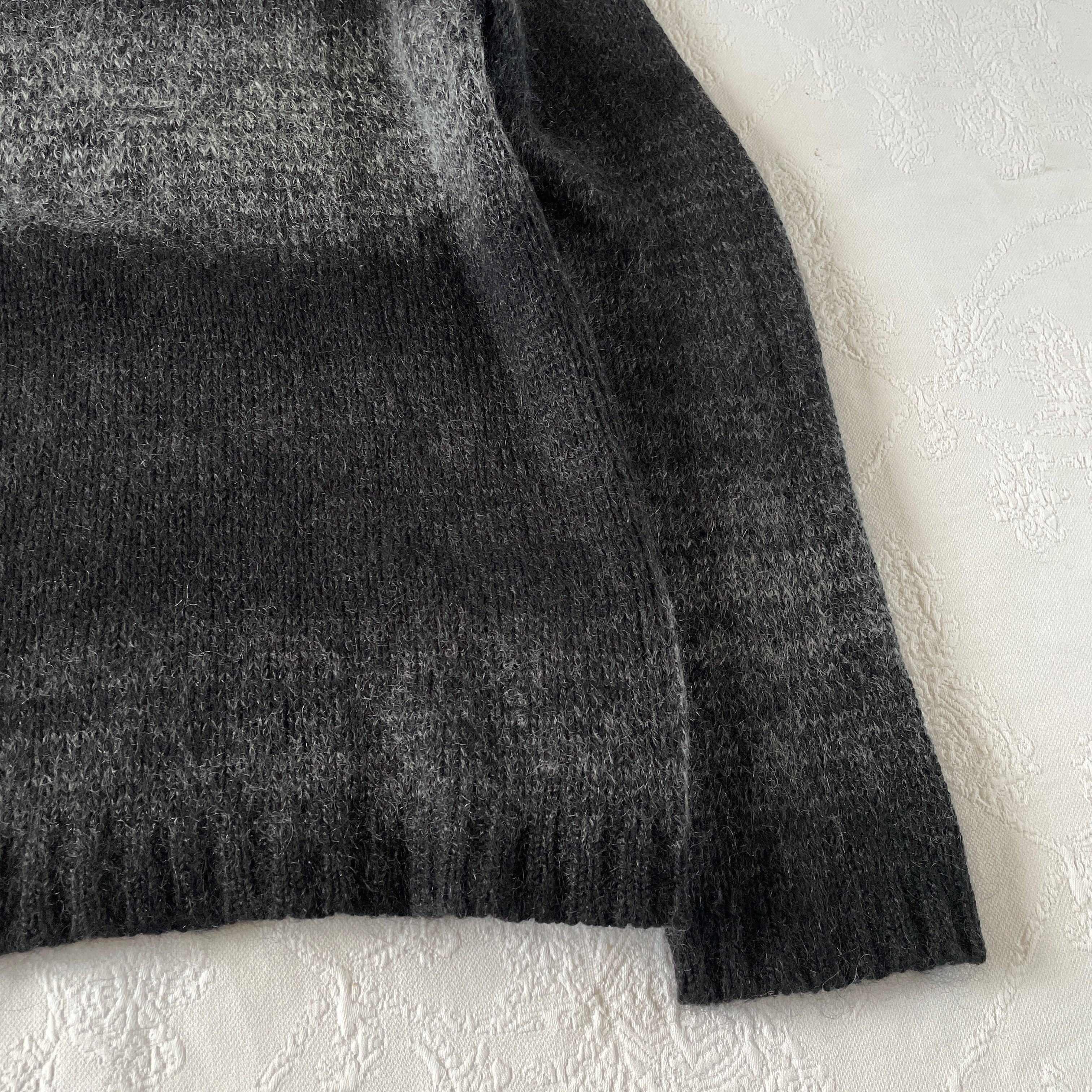 Yohji Yamamoto Yohji Yamamoto Pour Homme SS10 Mohair Gradient Knit Size US L / EU 52-54 / 3 - 5 Thumbnail