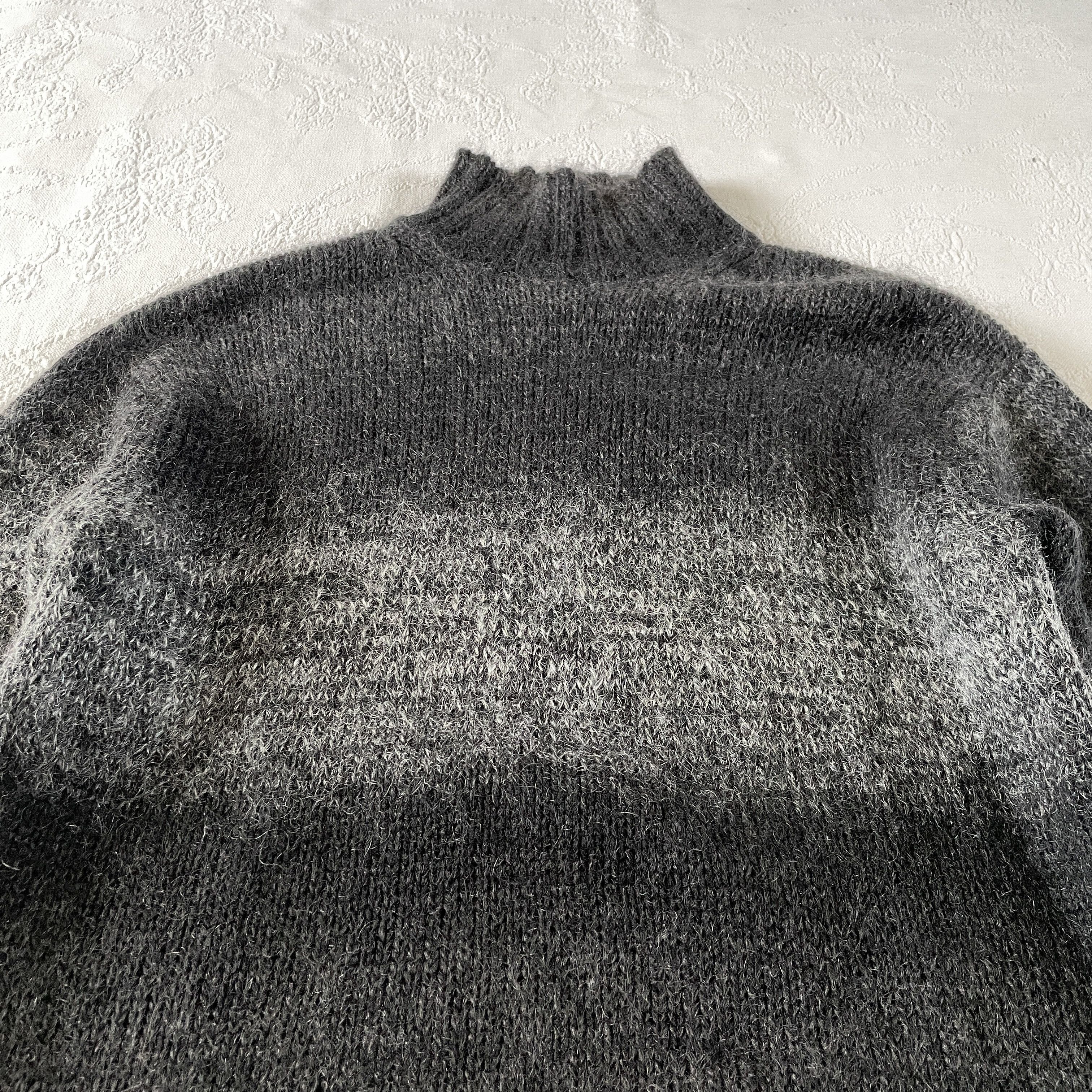 Yohji Yamamoto Yohji Yamamoto Pour Homme SS10 Mohair Gradient Knit Size US L / EU 52-54 / 3 - 4 Thumbnail