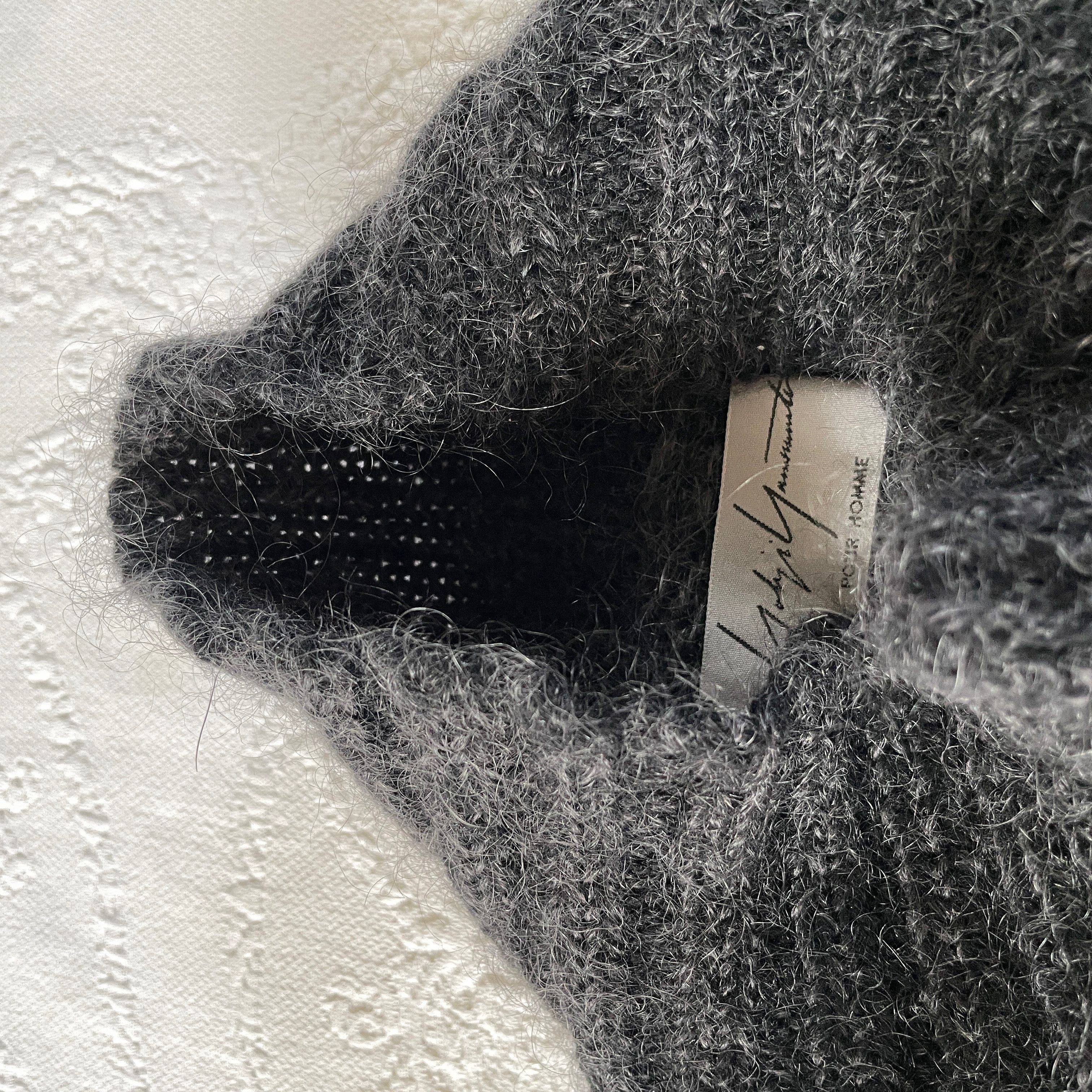 Yohji Yamamoto Yohji Yamamoto Pour Homme SS10 Mohair Gradient Knit Size US L / EU 52-54 / 3 - 8 Thumbnail