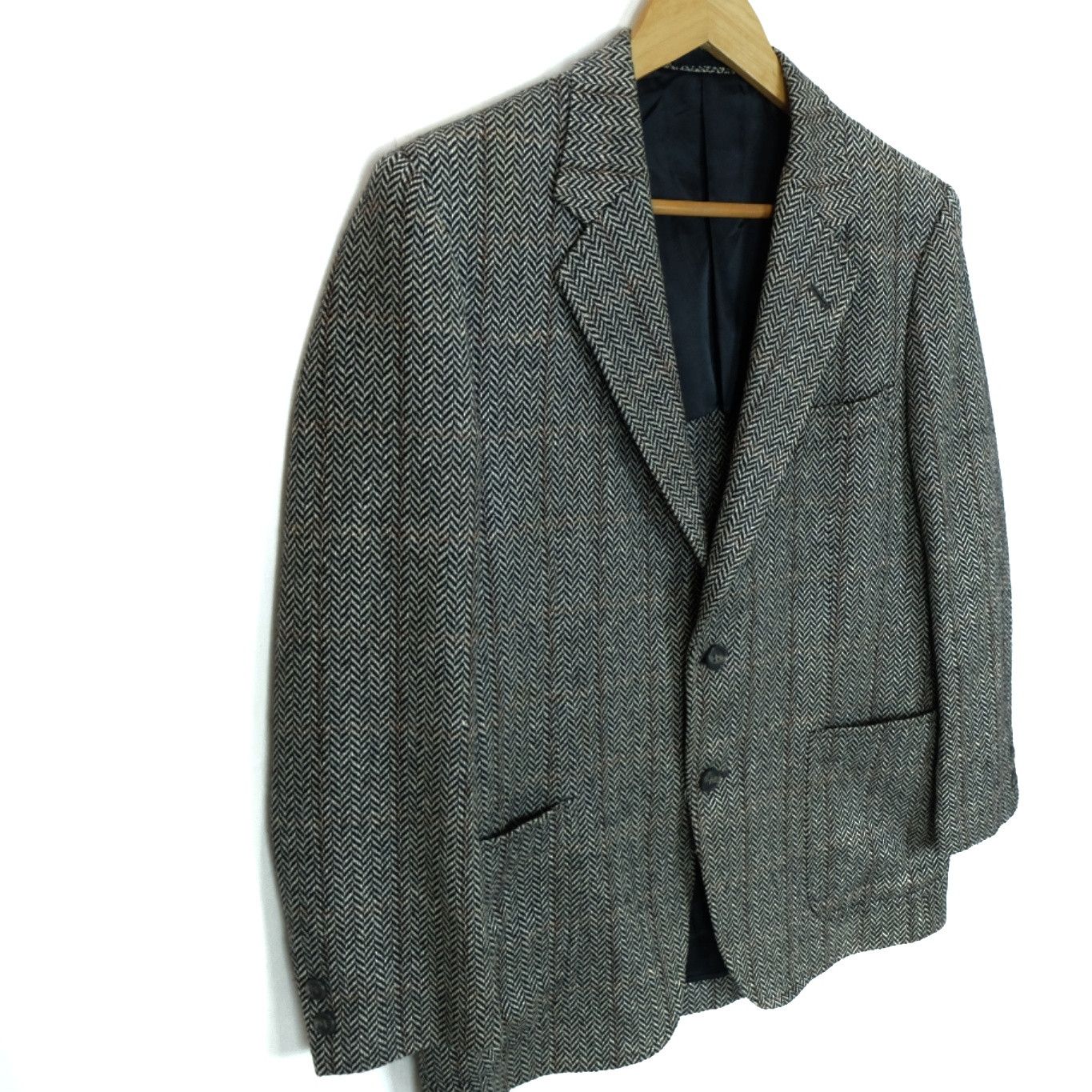 Japanese Brand Vintage 90's CRROS Wool Blazer Smart Formal Suit Coat Size US M / EU 48-50 / 2 - 7 Thumbnail
