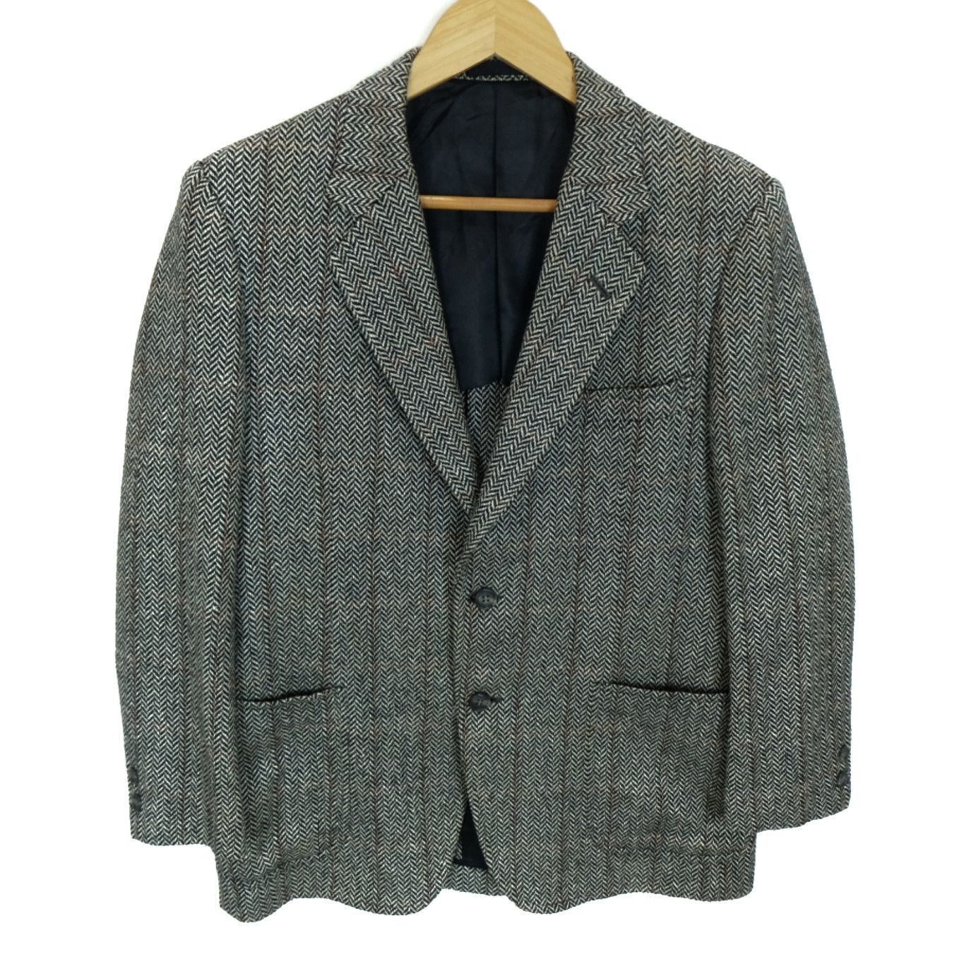 Japanese Brand Vintage 90's CRROS Wool Blazer Smart Formal Suit Coat Size US M / EU 48-50 / 2 - 2 Thumbnail