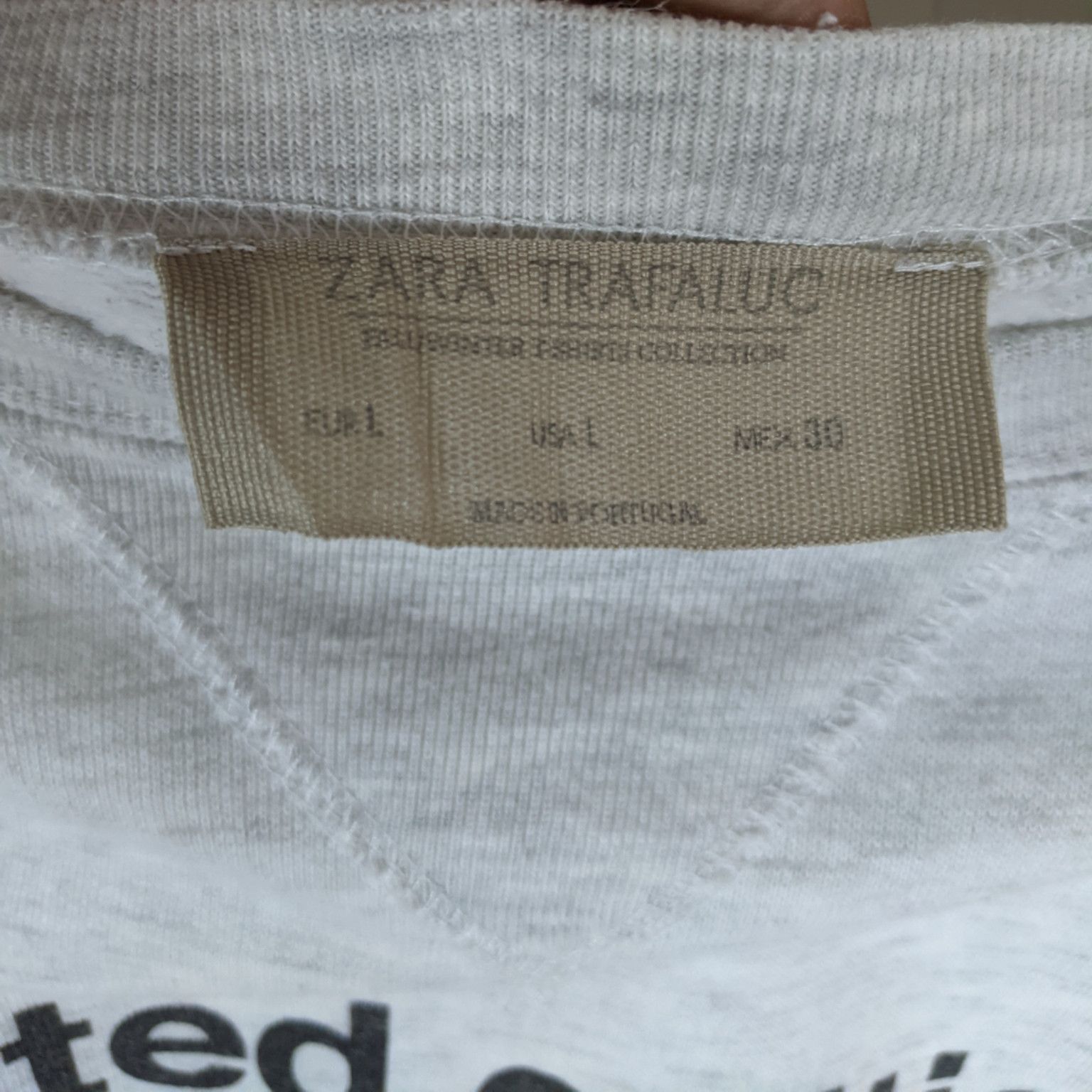 Zara ZARA Limited Edition Spell Out Jumper Sweatshirt Size US L / EU 52-54 / 3 - 7 Thumbnail