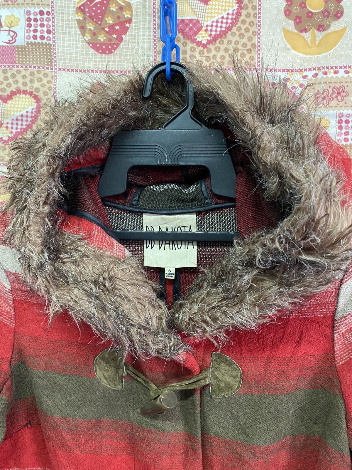 If Six Was Nine × Japanese Brand × Le Grande Bleu (L.G.B.) Japanese Colourful Design Jacket Mohair Fur Hodie Size US S / EU 44-46 / 1 - 4 Thumbnail