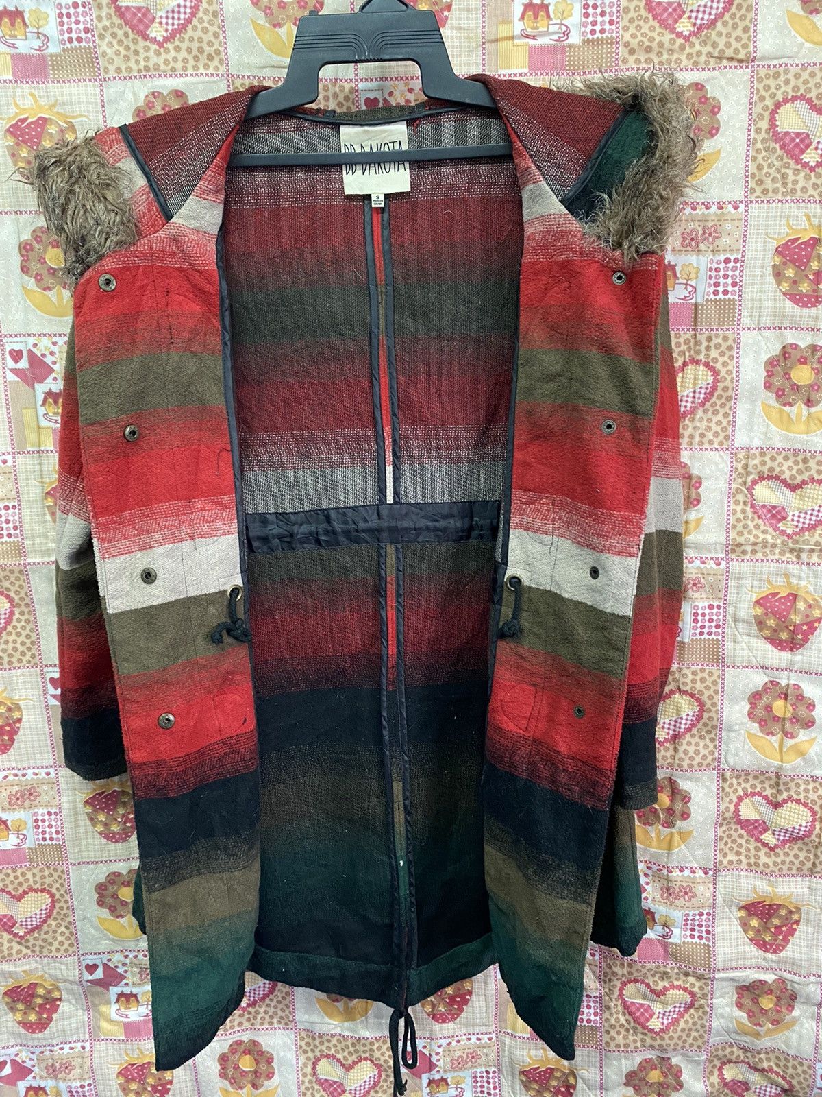 If Six Was Nine × Japanese Brand × Le Grande Bleu (L.G.B.) Japanese Colourful Design Jacket Mohair Fur Hodie Size US S / EU 44-46 / 1 - 5 Thumbnail