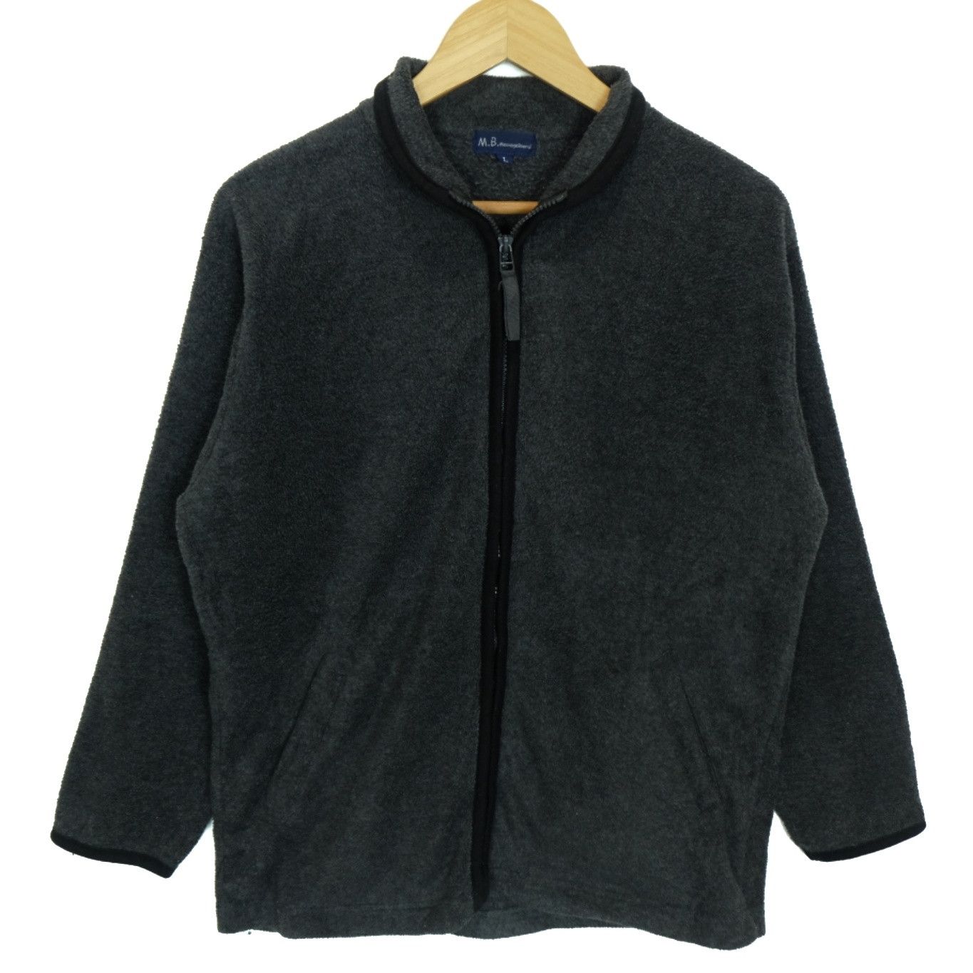 Japanese Brand MB MESSAGE BOARD Fleece Jacket Size US L / EU 52-54 / 3 - 2 Thumbnail