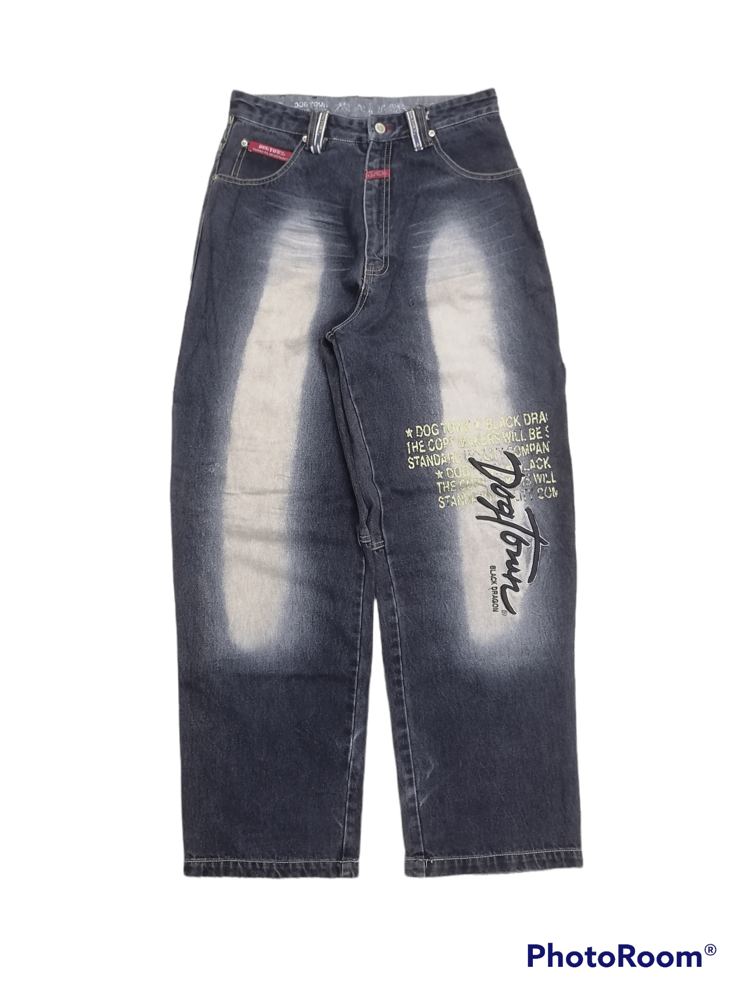 Dogtown Hip Hop Skateboards🛹❗Dogtown Black Dragon Baggy Denim Pants Size US 30 / EU 46 - 1 Thumbnail