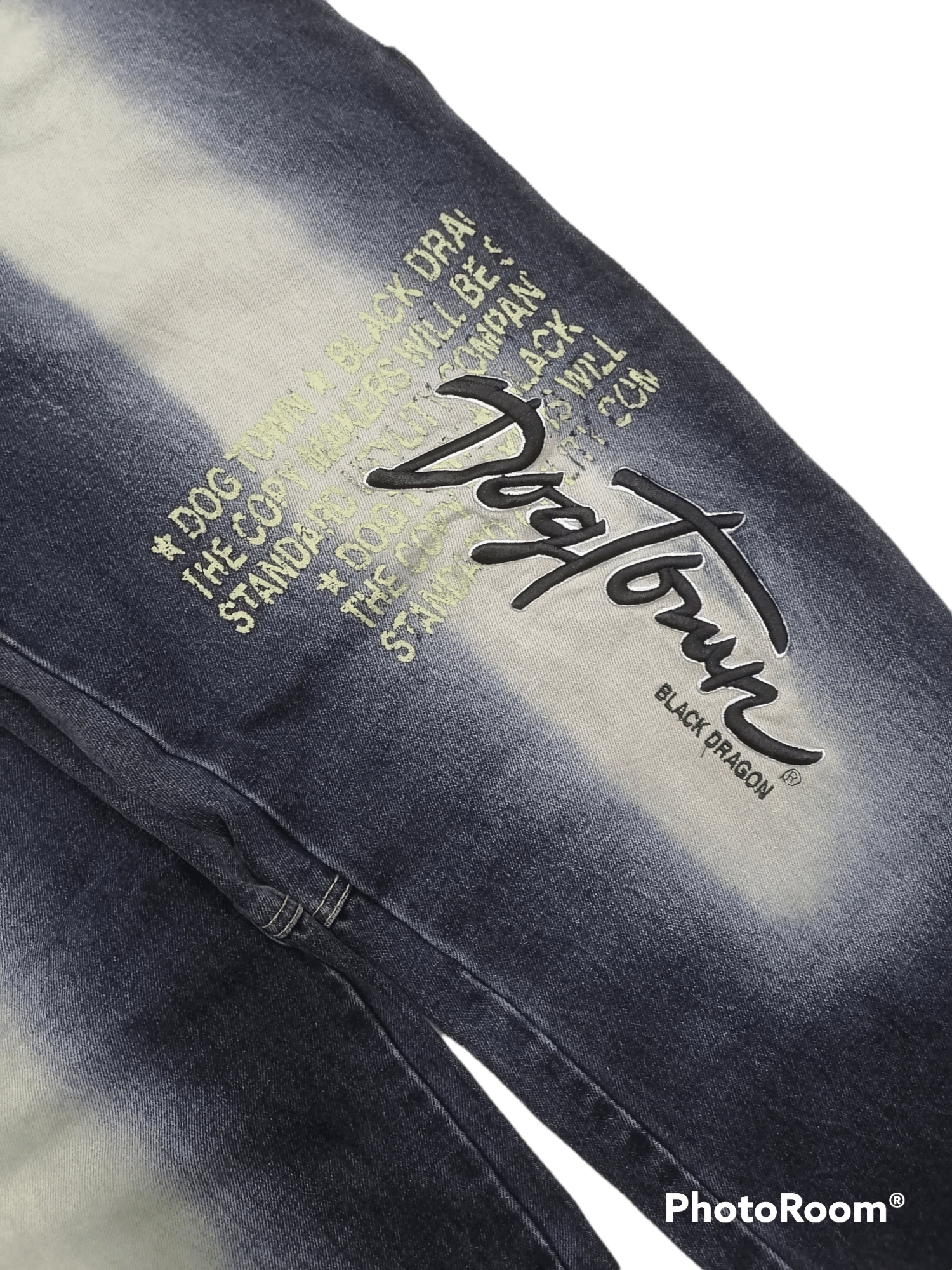 Dogtown Hip Hop Skateboards🛹❗Dogtown Black Dragon Baggy Denim Pants Size US 30 / EU 46 - 3 Thumbnail