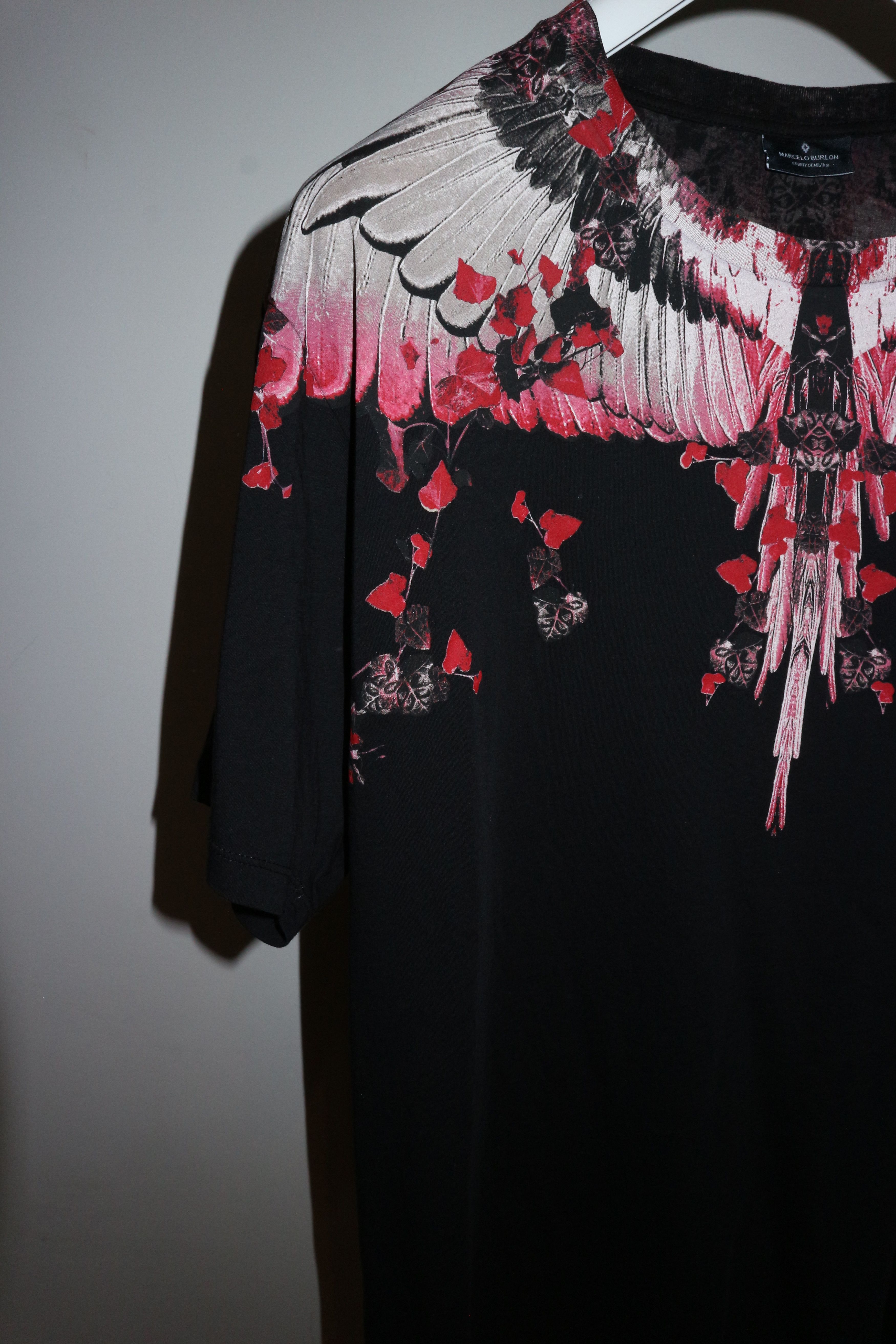 Marcelo Burlon Alas print tshirt Size US S / EU 44-46 / 1 - 4 Thumbnail