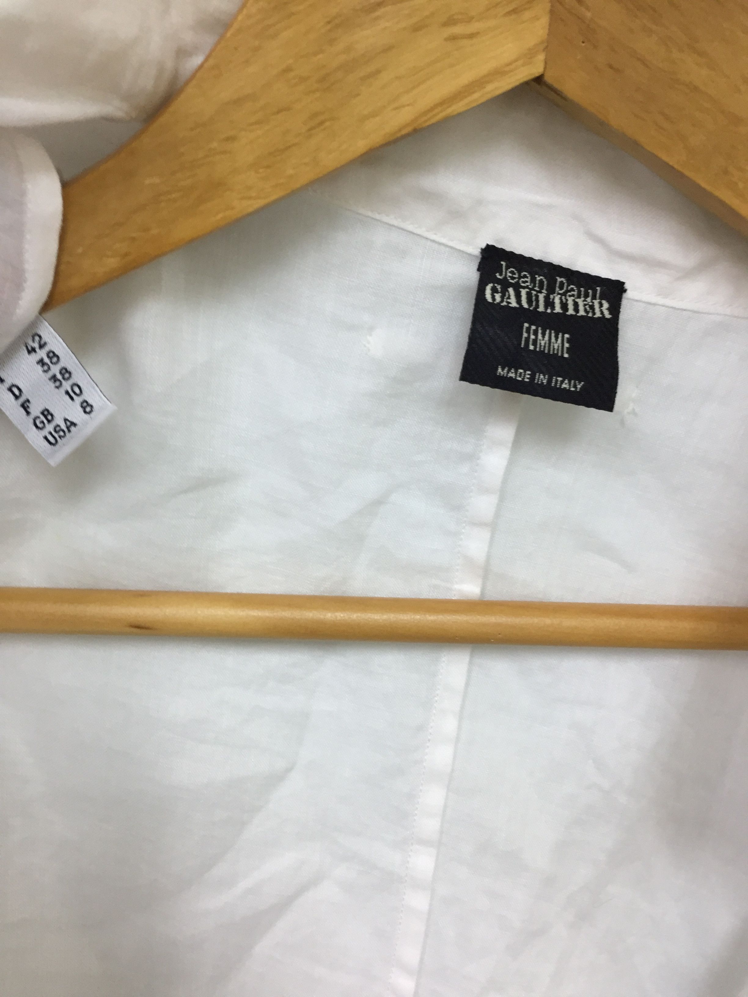 Jean Paul Gaultier 100% bamboo No Button Overshirt Size M / US 6-8 / IT 42-44 - 8 Thumbnail