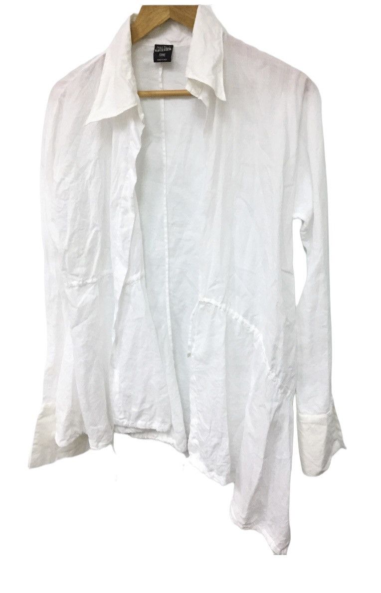 Jean Paul Gaultier 100% bamboo No Button Overshirt Size M / US 6-8 / IT 42-44 - 10 Thumbnail