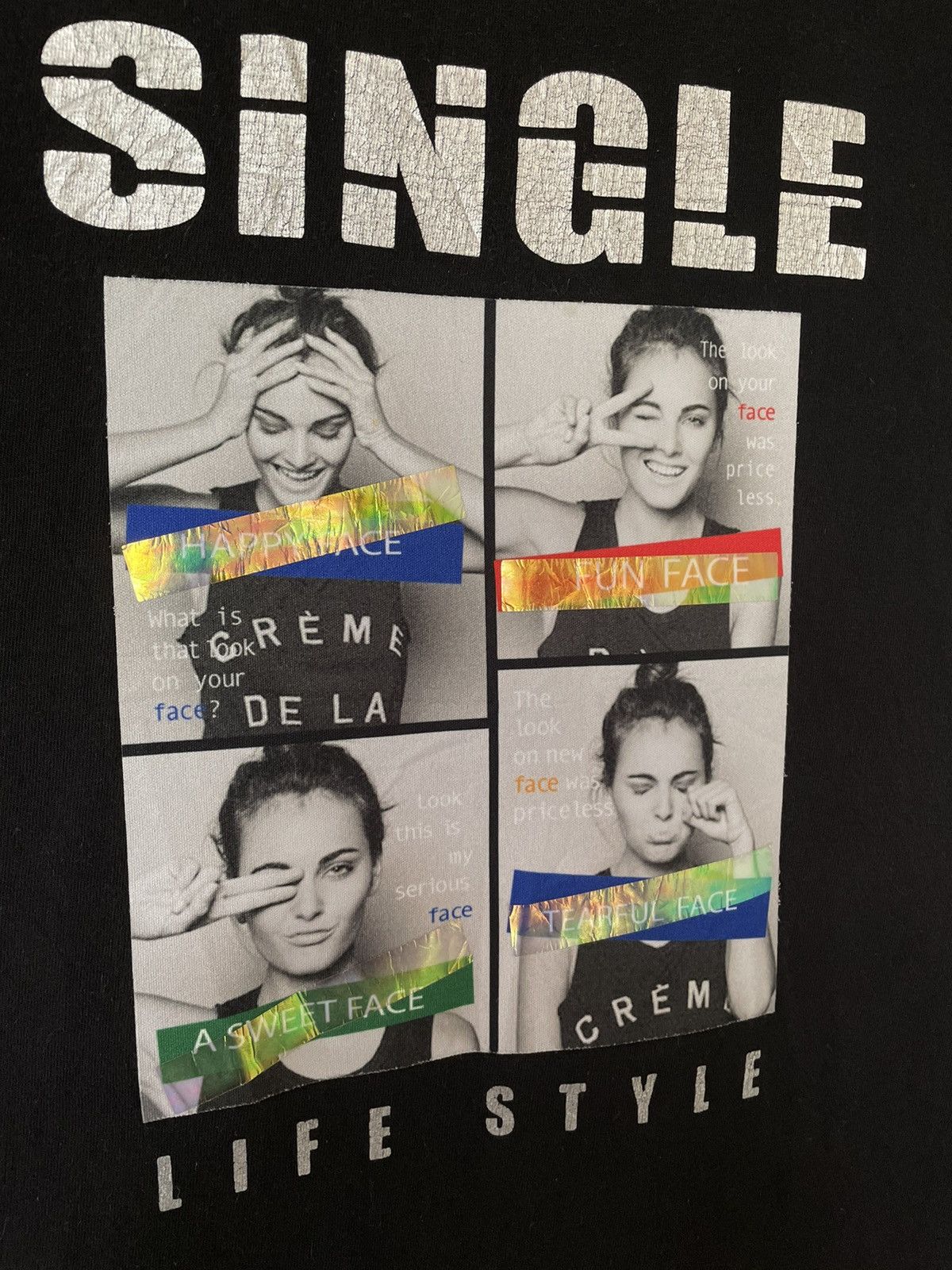 Japanese Brand SINGLE LIFESTYLE BLACK TEE Size US XL / EU 56 / 4 - 5 Thumbnail