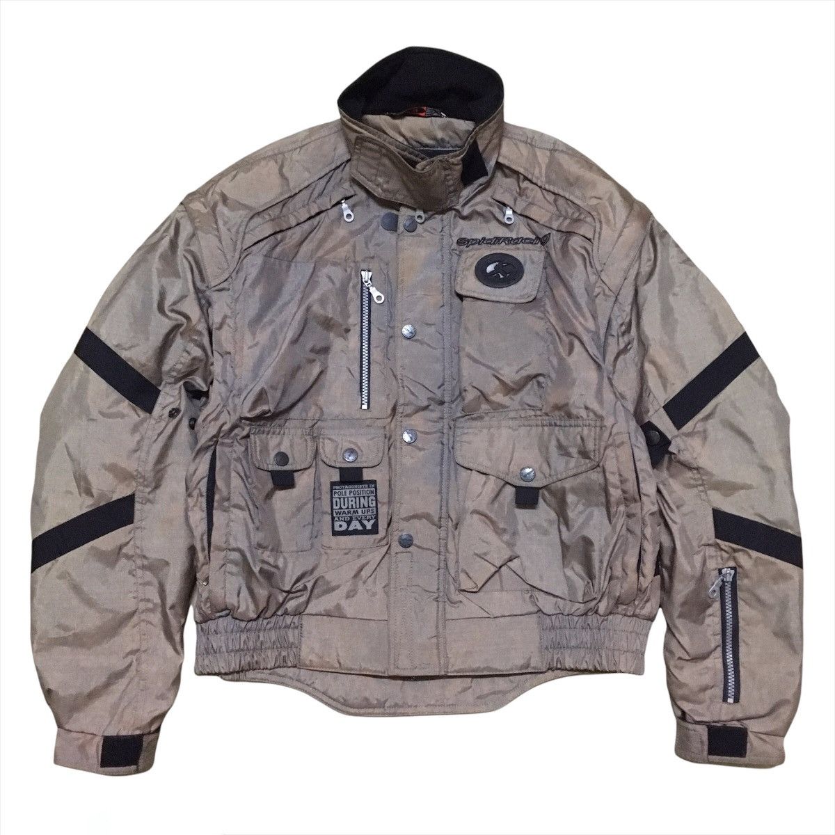 image of Made In USA x Racing Vintage Spidi Racing Jacket in Brown, Men's (Size Medium)